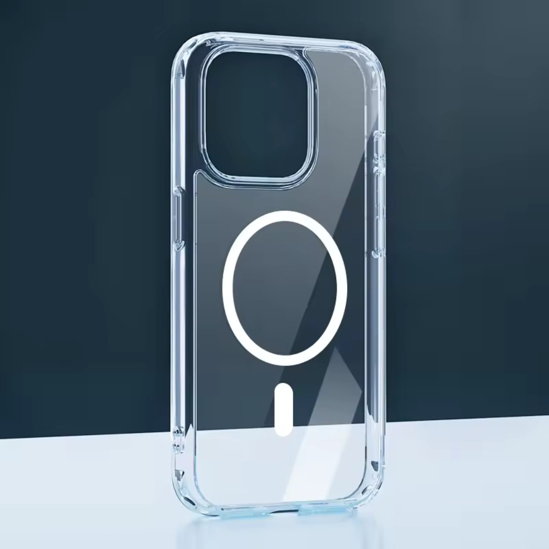 Alpha Electronics Handyhülle MagSafe Hülle für Apple iPhone 14 Pro Max Case transparent, wireless charging kompatibel, magnetisch