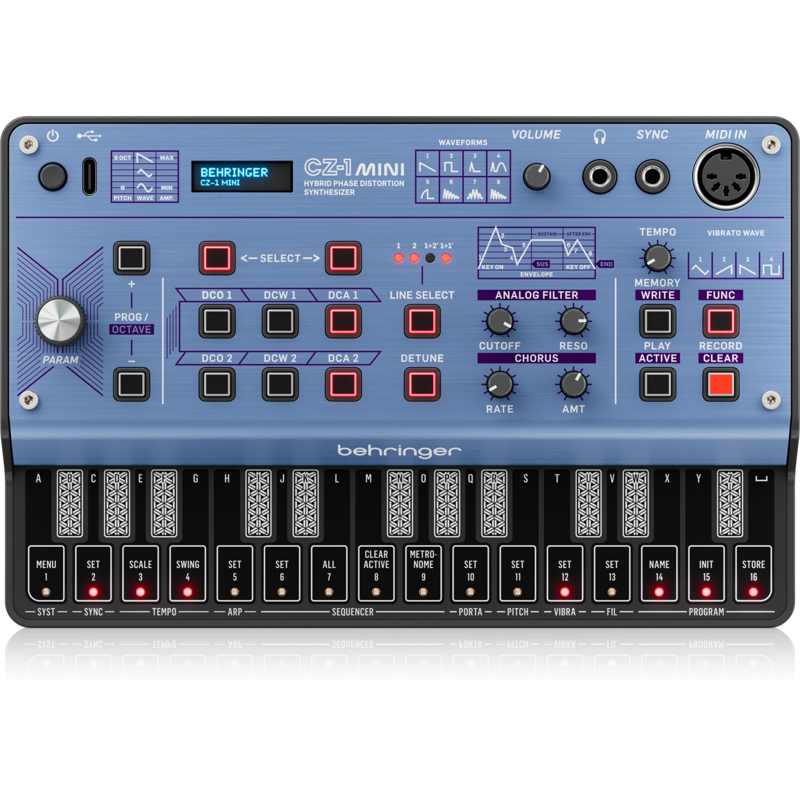 Behringer Synthesizer (Synthesizer, Analog Synthesizer), CZ-1 Mini - Synthesizer