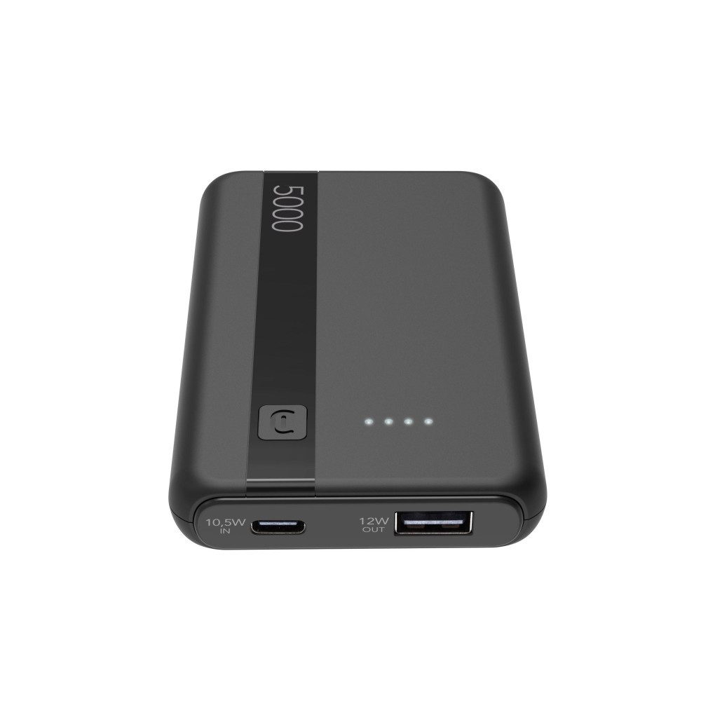 Cellularline Power Bank 5000 Black (60932) Solar Powerbank