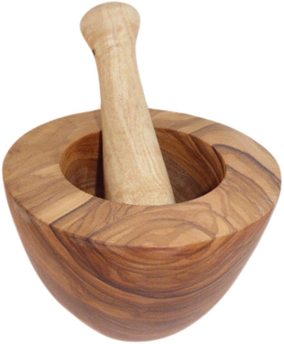 BERARD FRANCE 1892 Mörser, (Set, 2-tlg), hochwertiges Olivenholz
