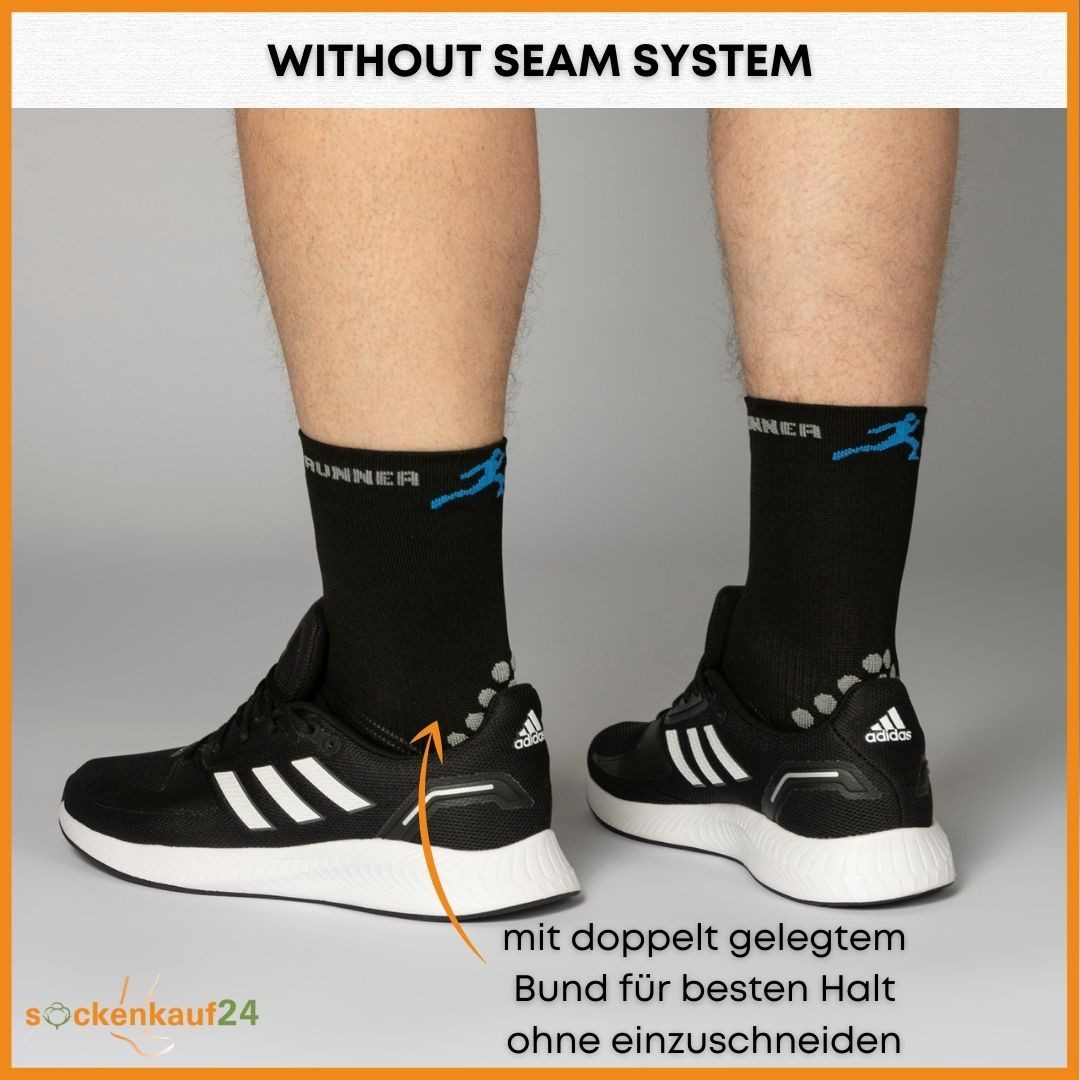 sockenkauf24 Laufsocken Sportsocken für Herren & Damen Laufsocken (3-Paar) Atmungsaktive Running Socks 50201P WP
