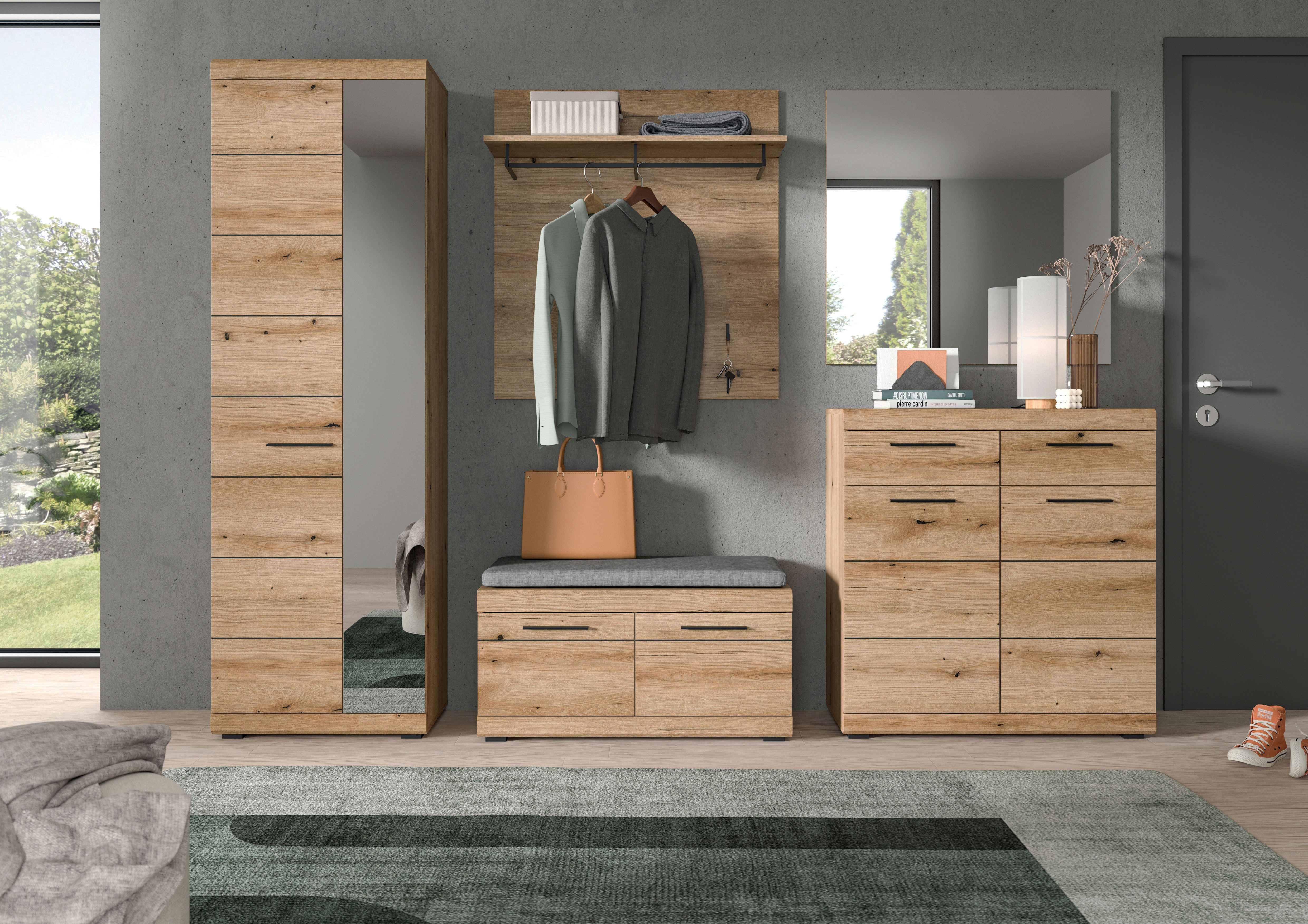 Home affaire Garderoben-Set SIENA, Breite 272 cm, 6-tlg., individuell stell günstig online kaufen