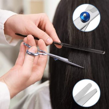 GelldG Haarschere Haarscheren-Set Haarschere Set Friseurscheren, (Set, 8-tlg., 8PCS), Haarschere und Modellierschere
