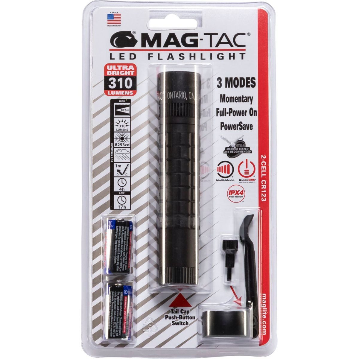MAGLITE Taschenlampe Mag-Tac plain bezel Taschenlampe