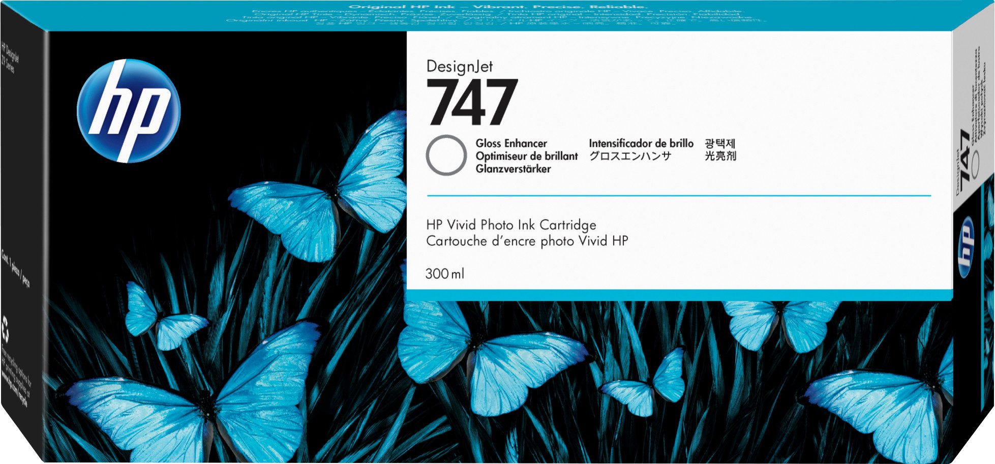 HP HP 747 Glanz Enhancer DesignJet Tintenpatrone, 300 Tintenpatrone