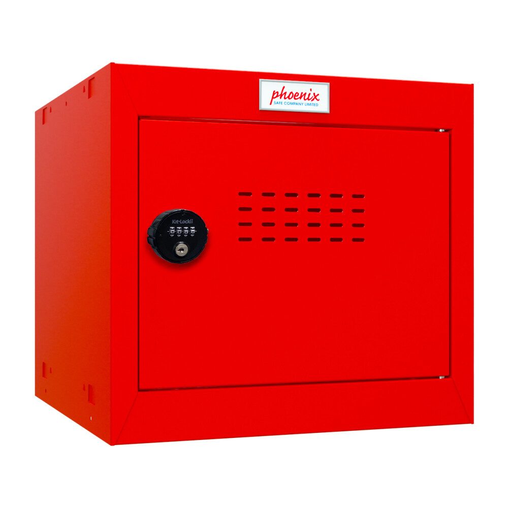 Phoenix Tresor Phoenix CL0344RRC Würfel-Schließfach Cube Locker 44L - Rot (1-St)