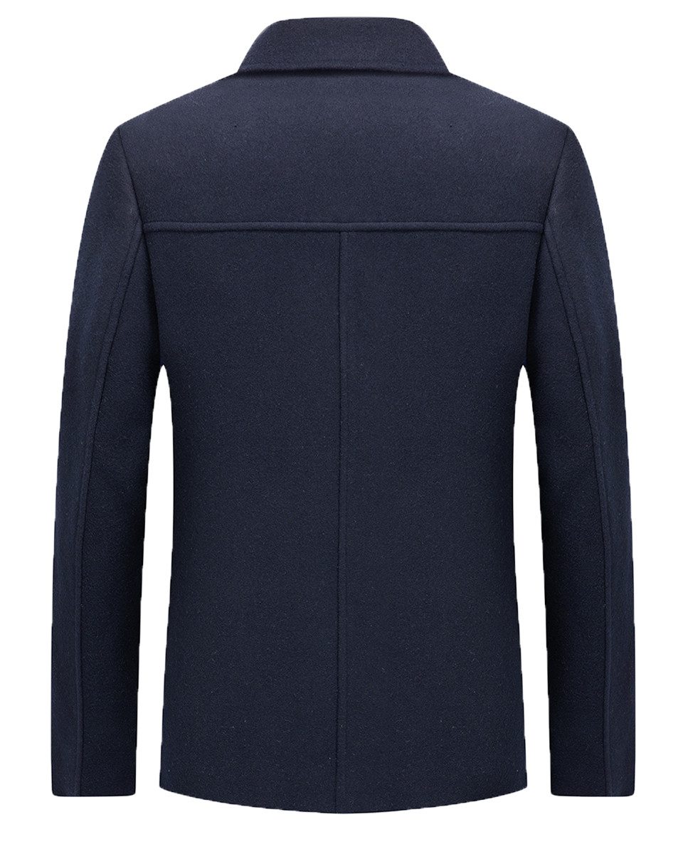 Allthemen Wollmantel Herren Kurzmantel Winter Winterjacke Slim Fit Winterma günstig online kaufen