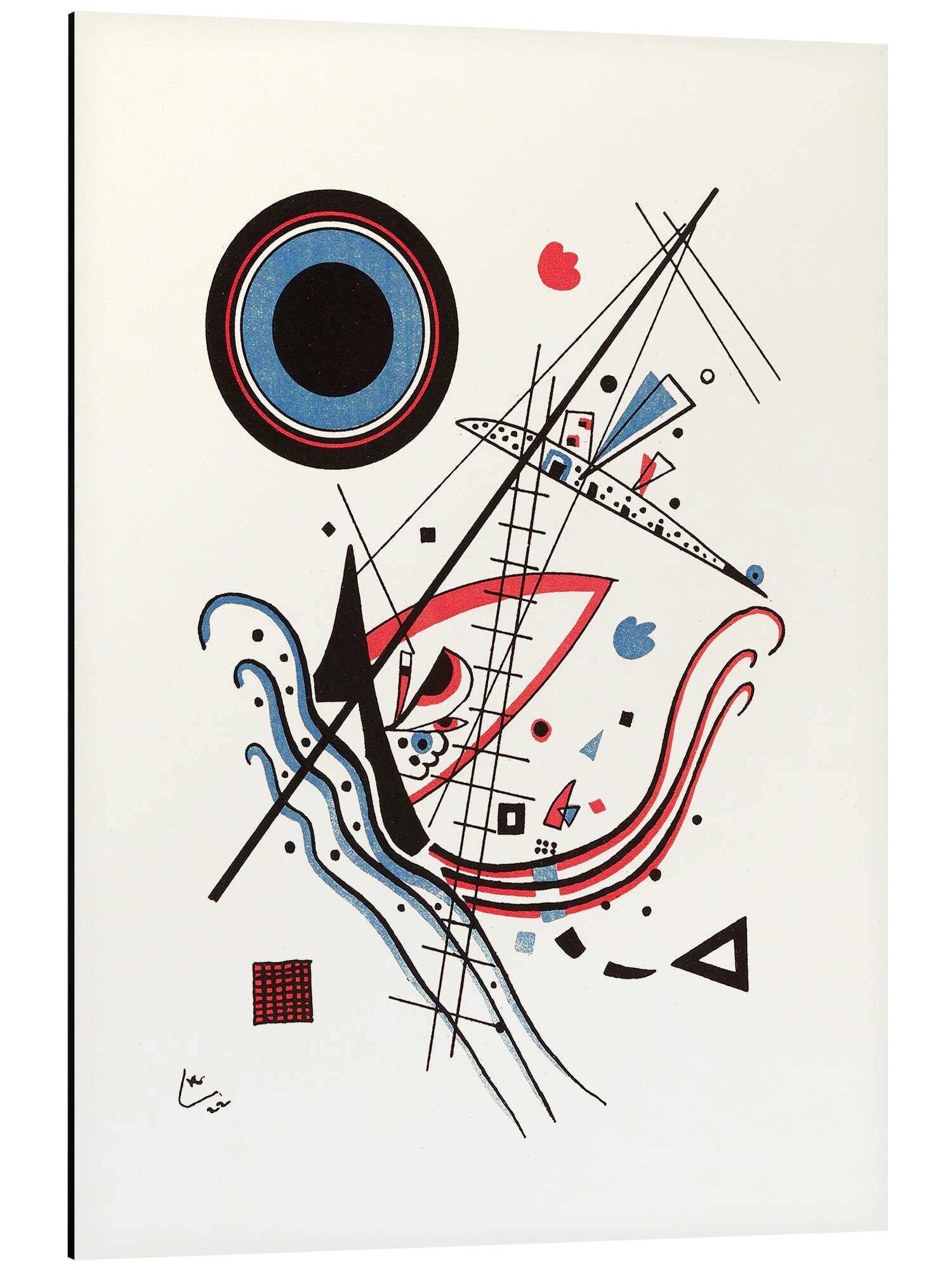 Alu-Dibond-Druck Wassily Kandinsky