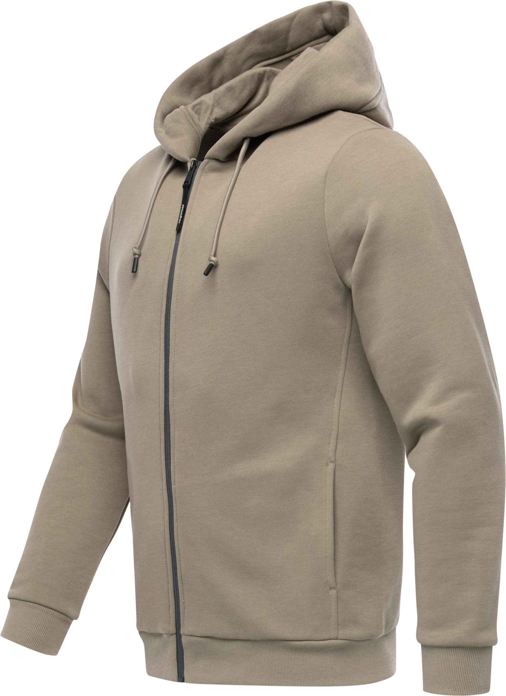 Ragwear Sweatjacke Wernons Weiche Herren Alltagsjacke mit verstellbarer Kap günstig online kaufen