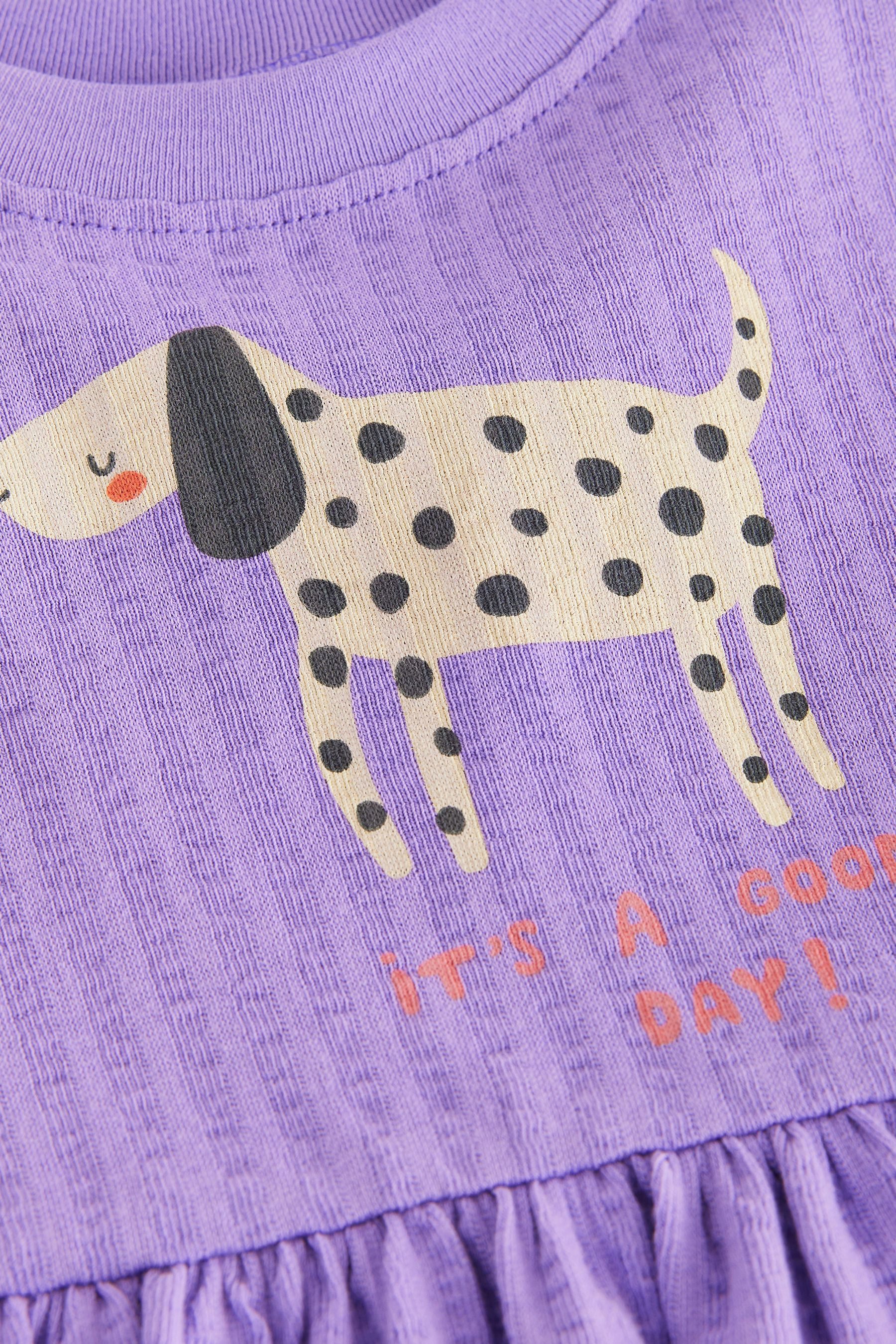 Next Stillkleid Kurzärmliges Kleid aus 100 % Baumwolle (1-tlg)