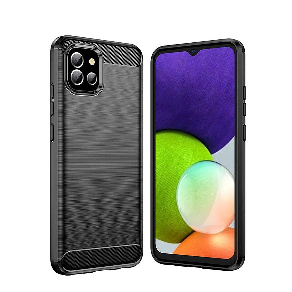 Hurtel Handyhülle Handyschale Schutzhülle Kantenschutz 6,5 Zoll, Stoßfest, Kantenschutz, Metalloptik