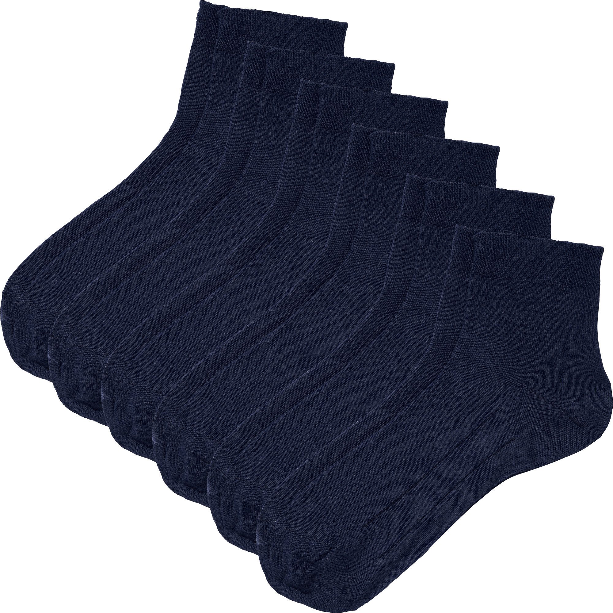 Erwin Müller Kurzsocken Unisex-Kurzsocken 6 Paar Uni günstig online kaufen