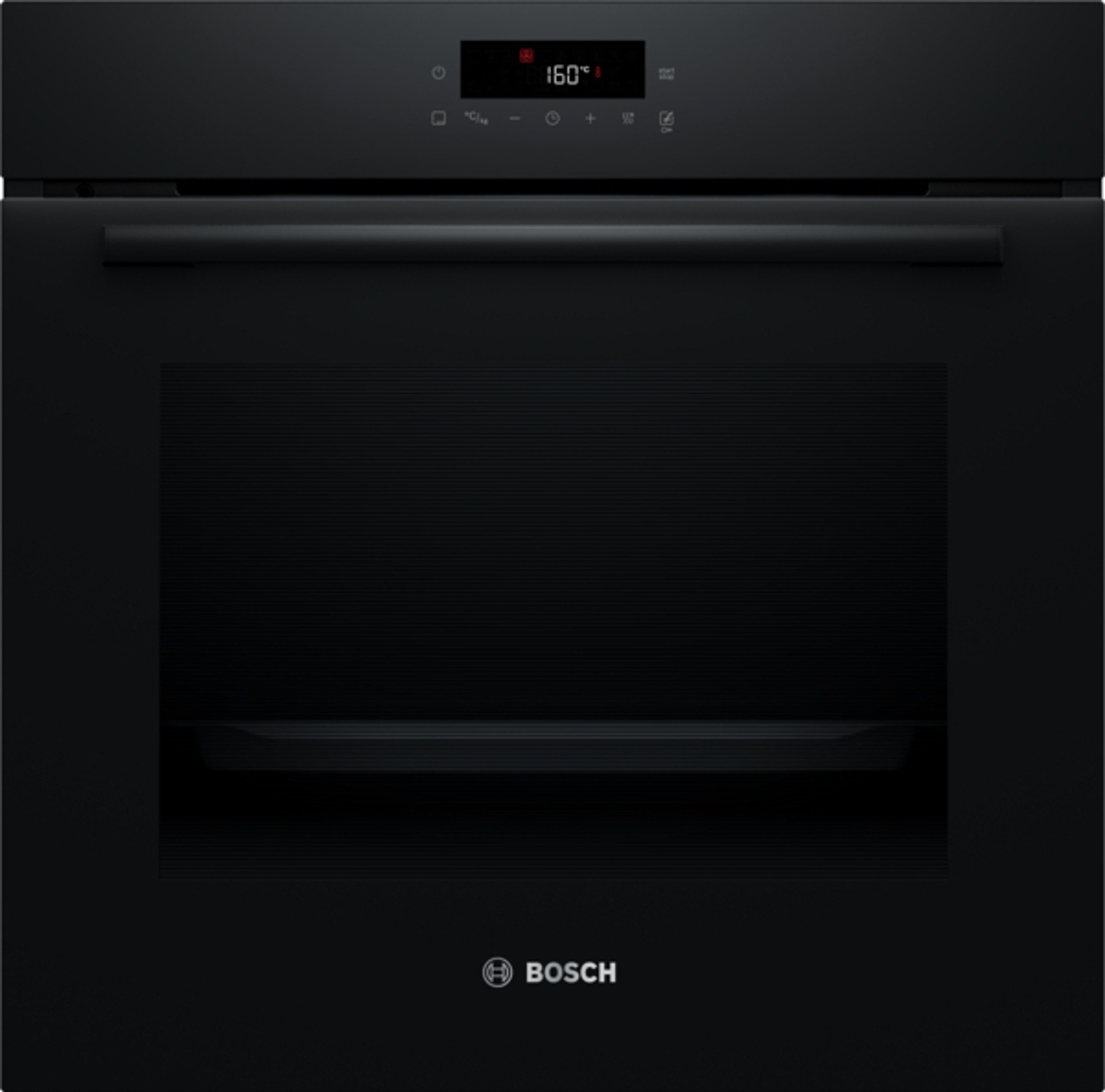 BOSCH Einbaubackofen 2 HBA572BB4, mit nachrüstbar, AutoPilot, Halogen-Innenbeleuchtung
