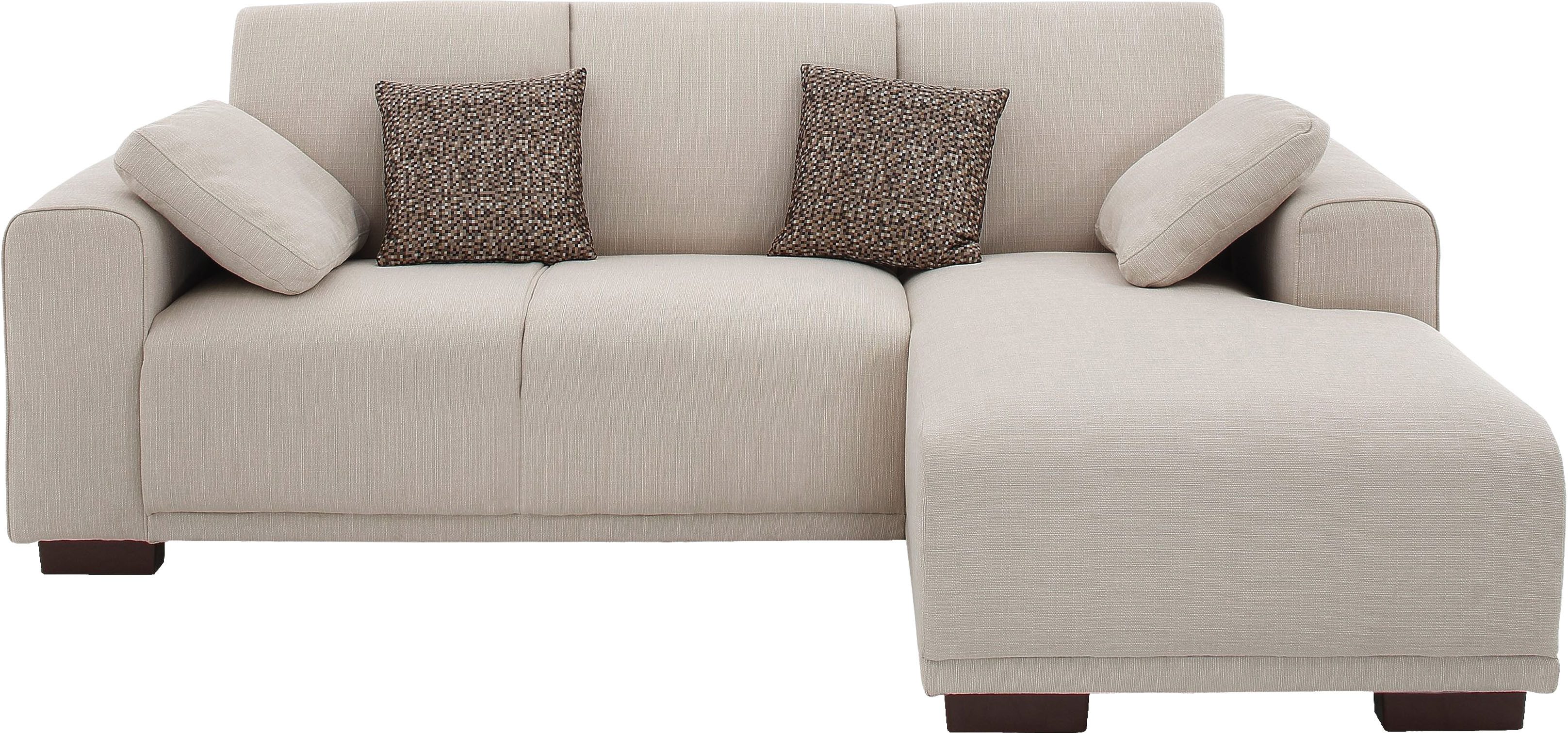 Home affaire Ecksofa "BORNHOLM L-Form mit Recamiere, Maße B/T/H: 234/162/85 günstig online kaufen