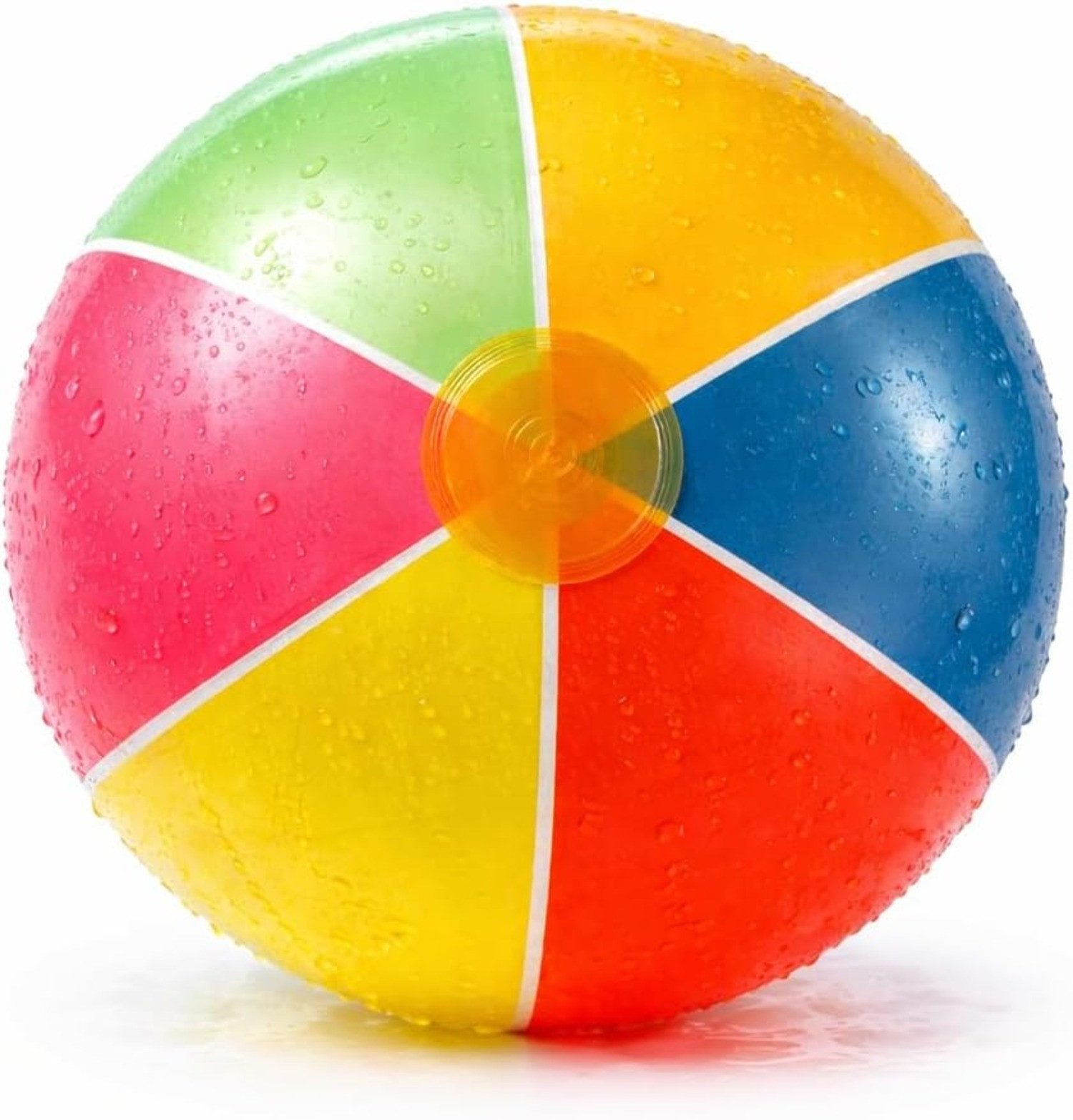 TK Gruppe Wasserball XXL Aufblasbarer Pool Ball Ø 55 cm – Wasserball & Schwimmball (1-St)