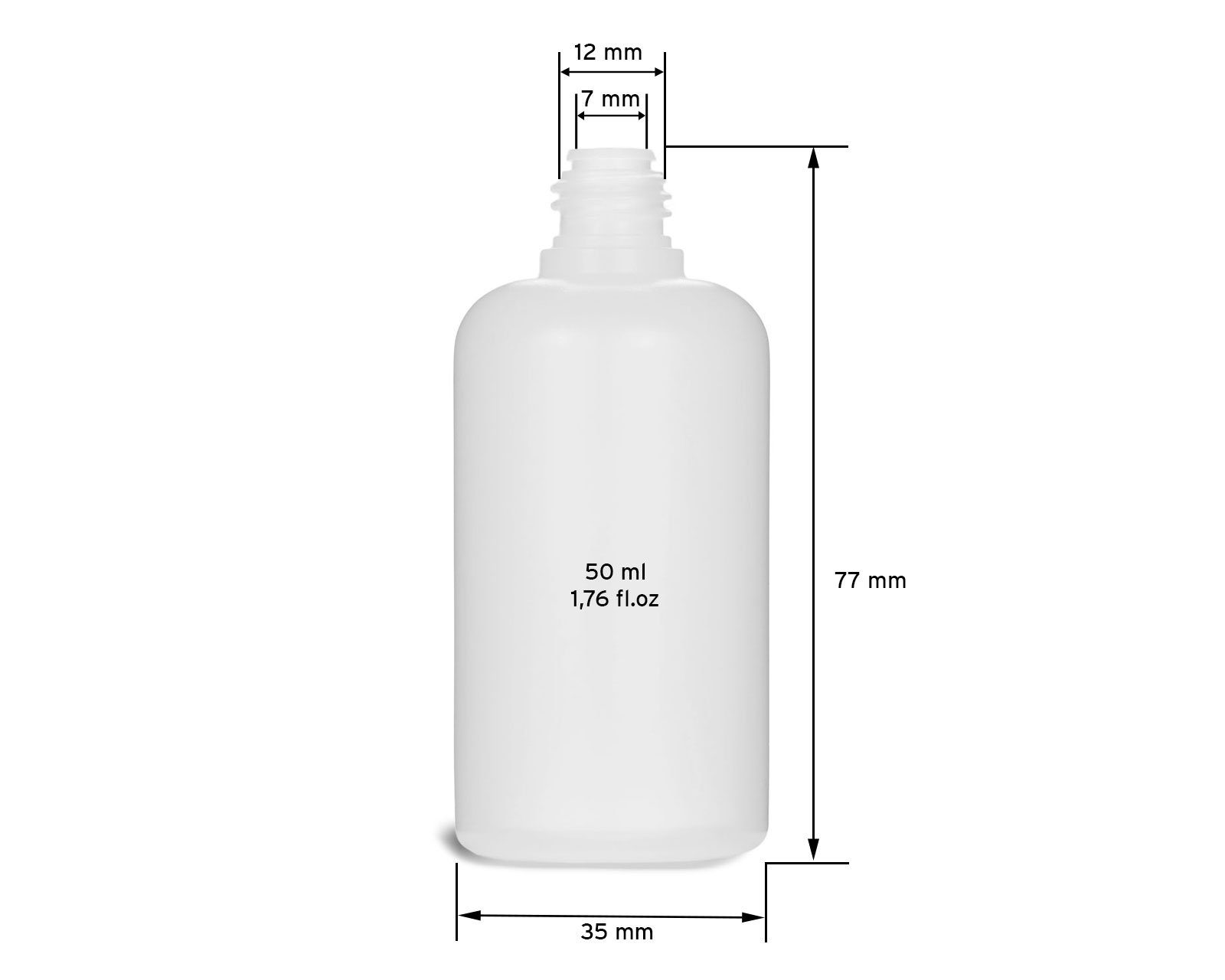 Tropfverschluss G14, ml Kanister aus OCTOPUS 50 (10 10 St) mit Plastikflaschen Nadelkappe LDPE,