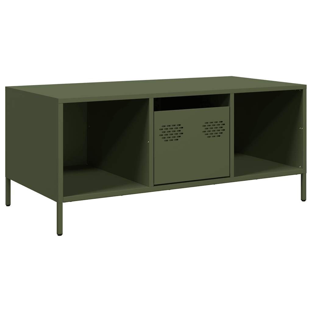 vidaXL Couchtisch Couchtisch Olivgrün 101,5x50x43,5 cm günstig online kaufen