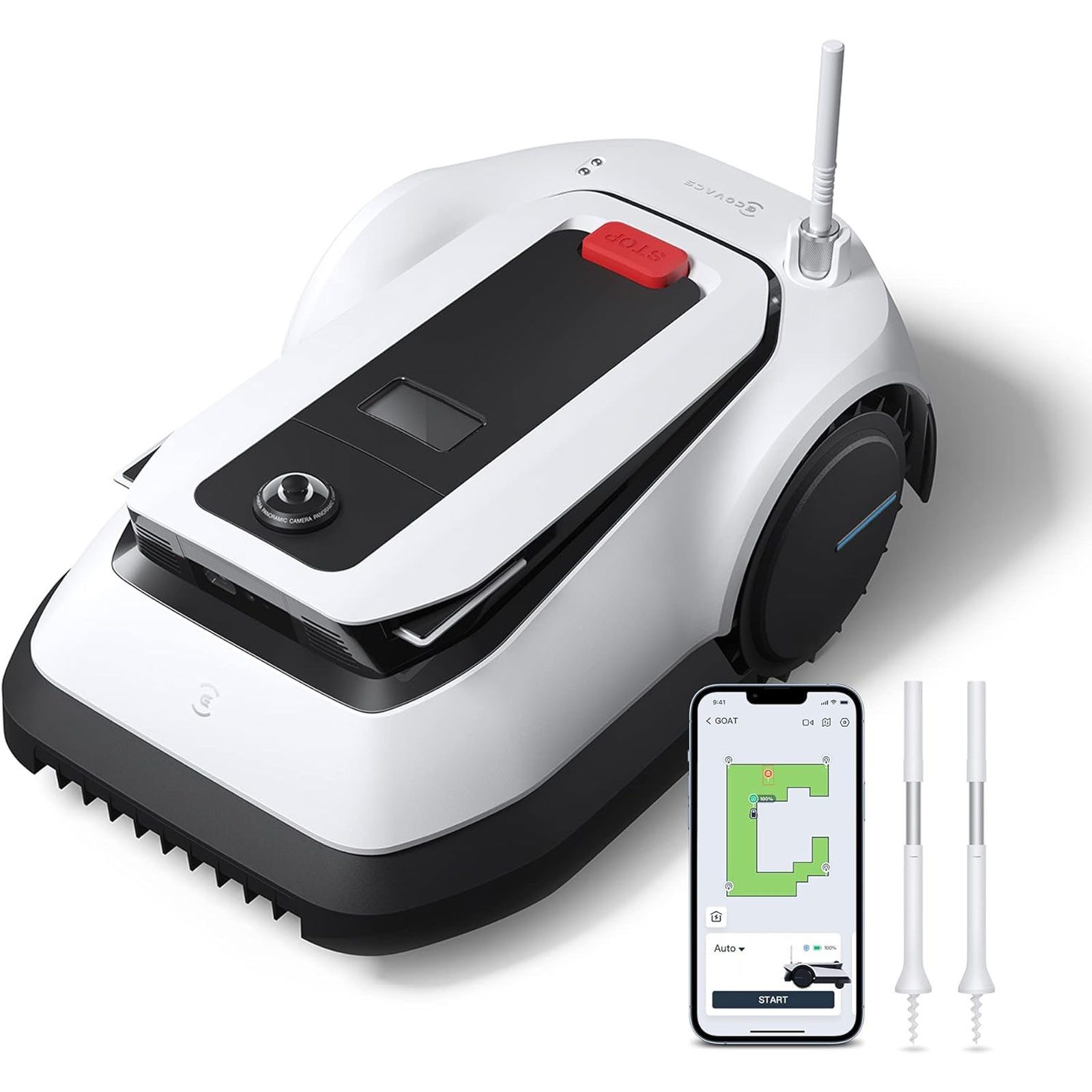 ECOVACS Rasenmähroboter Goat G1, Kontinuierliches Mähen