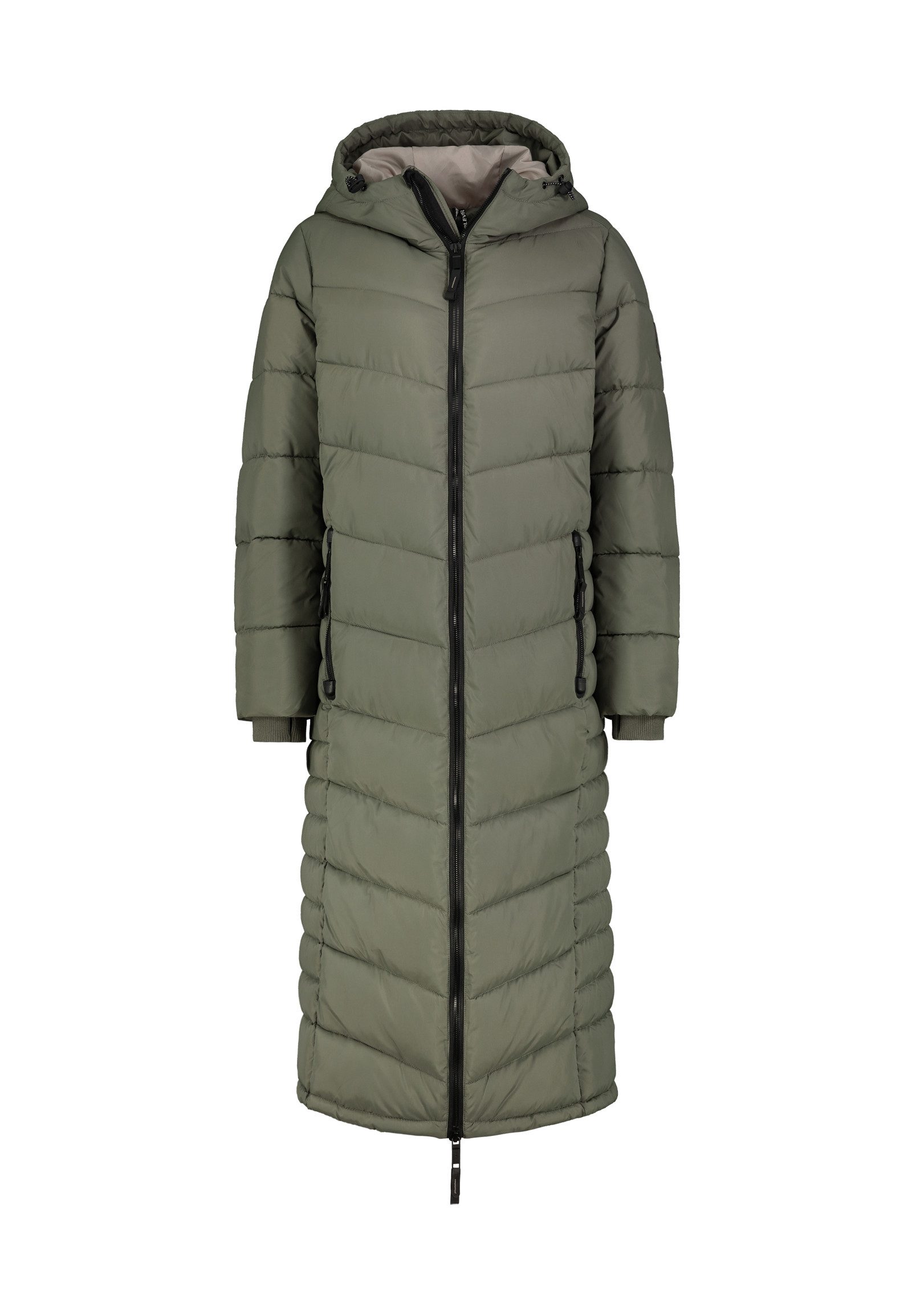 SUBLEVEL Wintermantel Damen Langer Steppmantel mit 2-Wege-Reißverschluss St günstig online kaufen