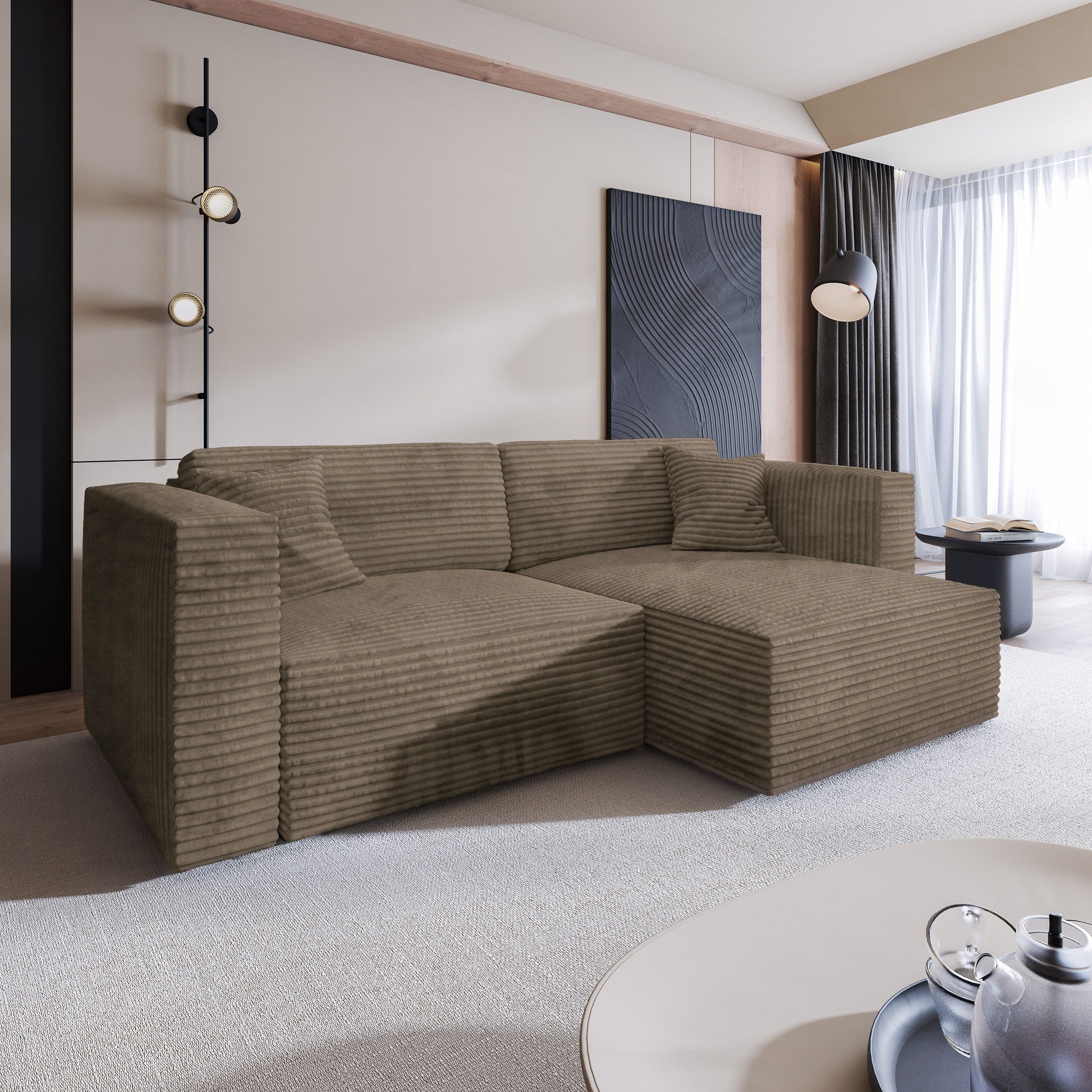 Masseno Ecksofa NERIO mit Schlaffunktion L-Form, günstig online kaufen