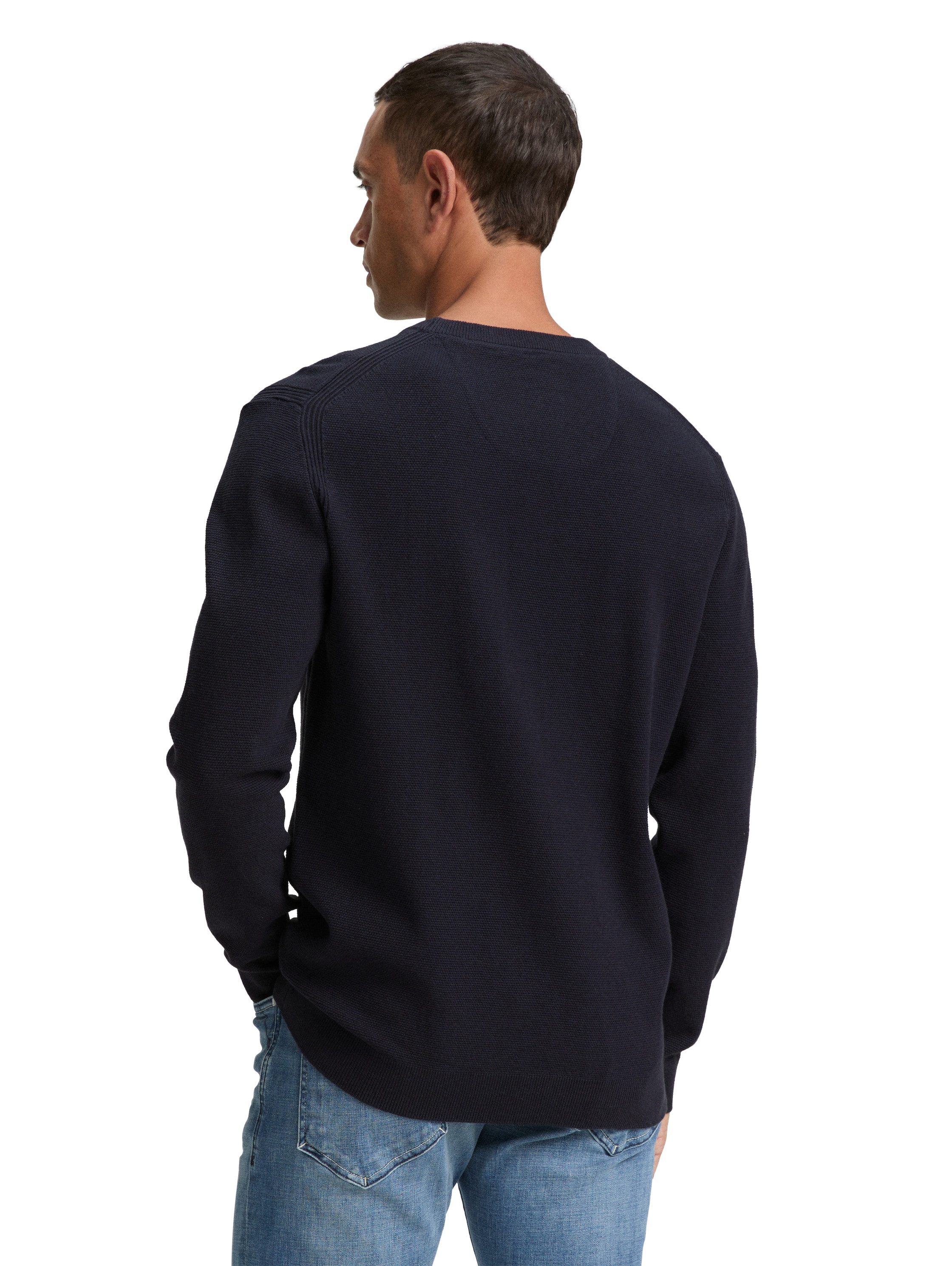 TOM TAILOR Strickpullover mit Bündchen