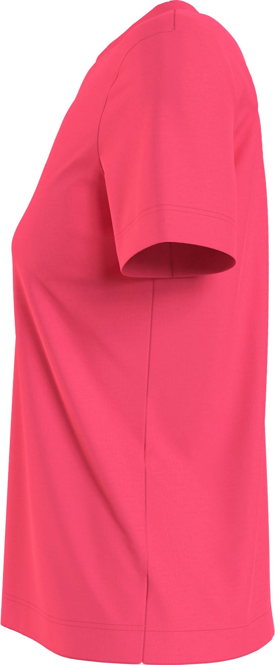 T-Shirt aus reiner pink Klein Calvin Baumwolle Jeans