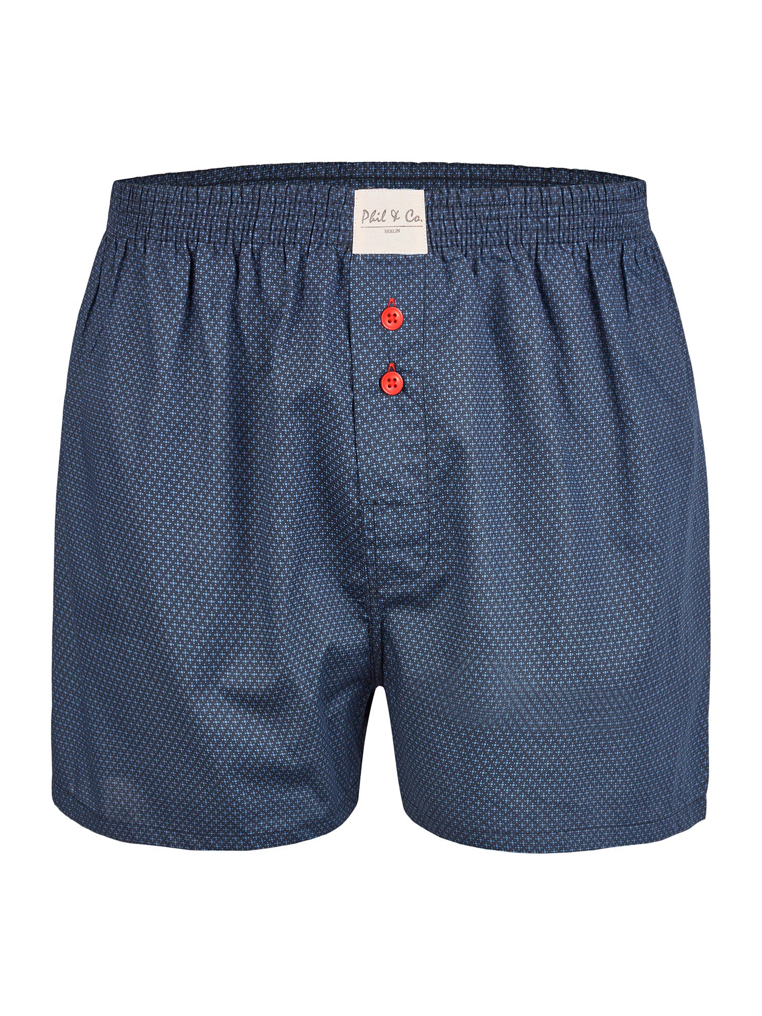 Phil & Co. Boxer Classic Sets (6-St) American Boxershorts Männer - weiter Schnitt – Bild 4 von 5
