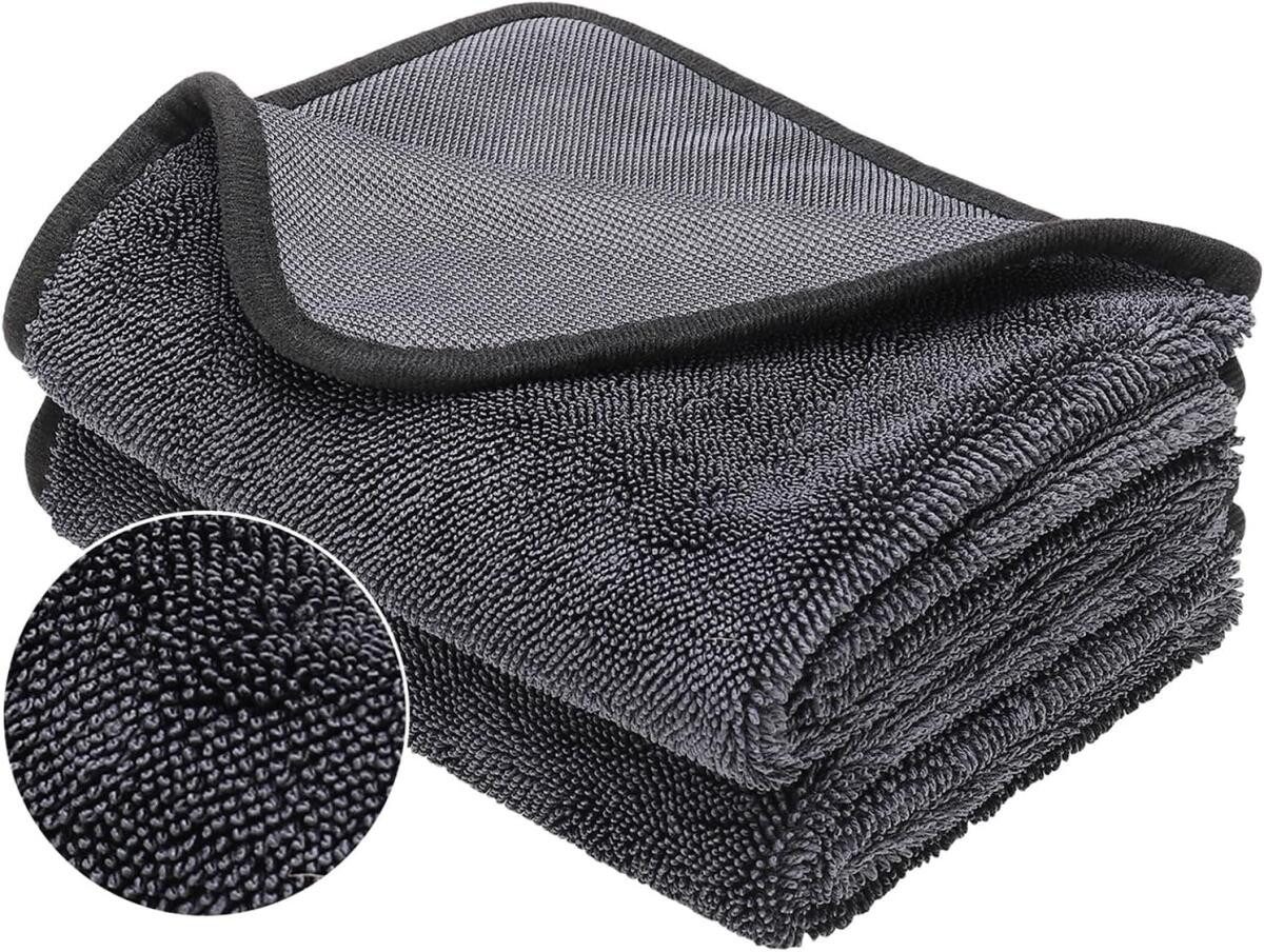 FELIXLEO Handtuch 2 Stück Trockentuch XXL 40x60cm Dusche Bad Mikrofasertuch, (1-St)