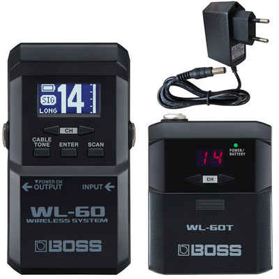 Boss by Roland E-Gitarre Boss WL-60 Wireless Funk-System für Gitarre mit Netzteil
