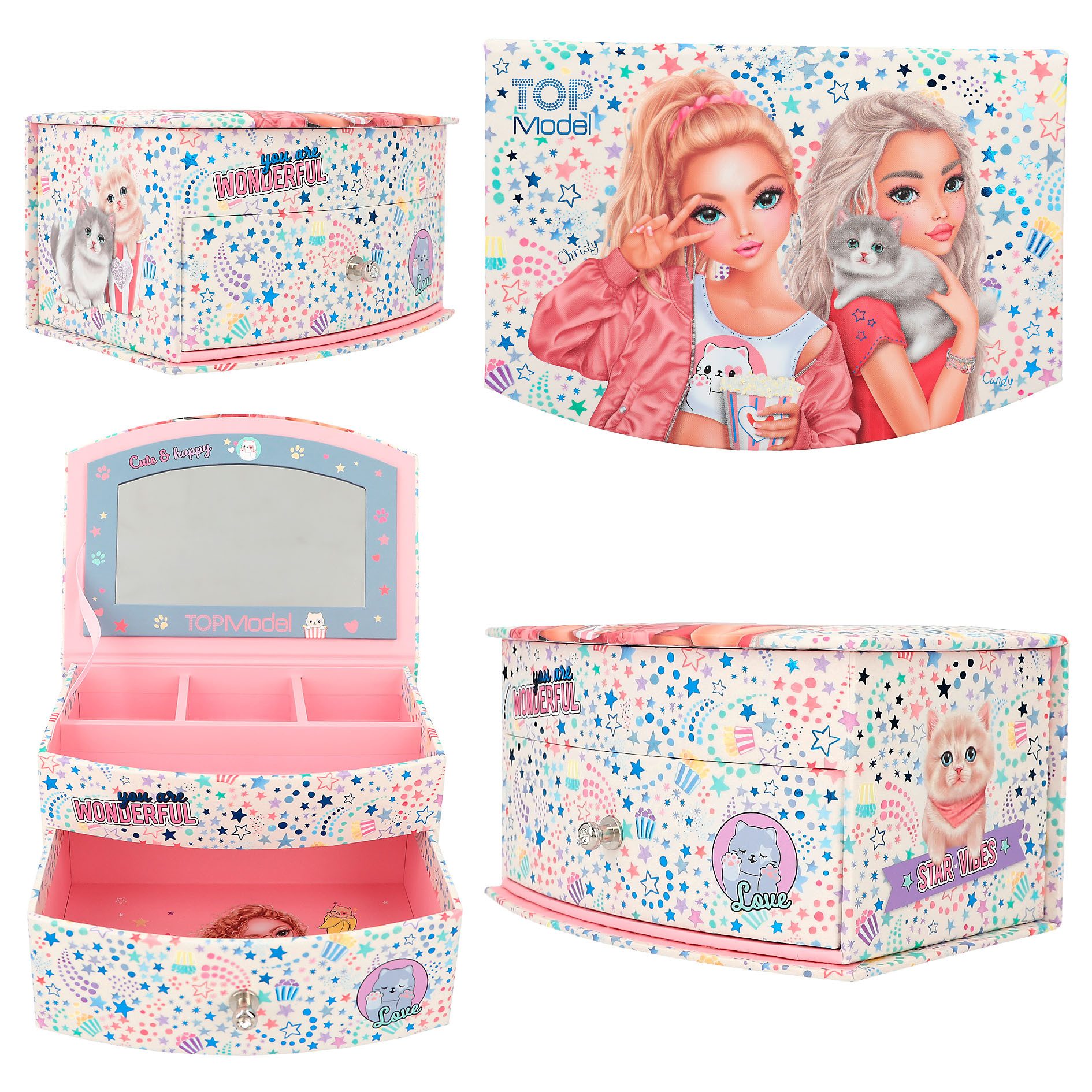 Depesche Schmuckkasten DEPESCHE TOPModel Schmuckkästchen Cutie Star 15x10x8 günstig online kaufen