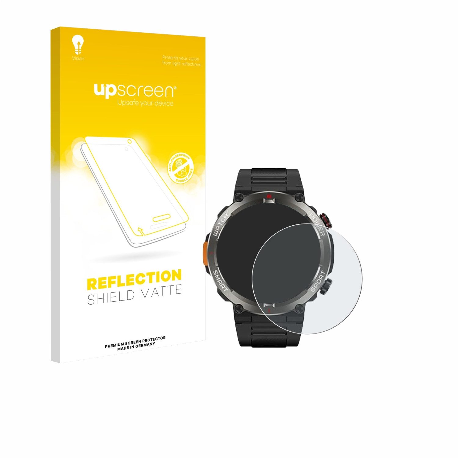 upscreen Displayschutzfolie Schutzfolie für Yxtel W50Pro 1.45", Displayschutz Schutz Folie Matt Entspiegelungsfolie