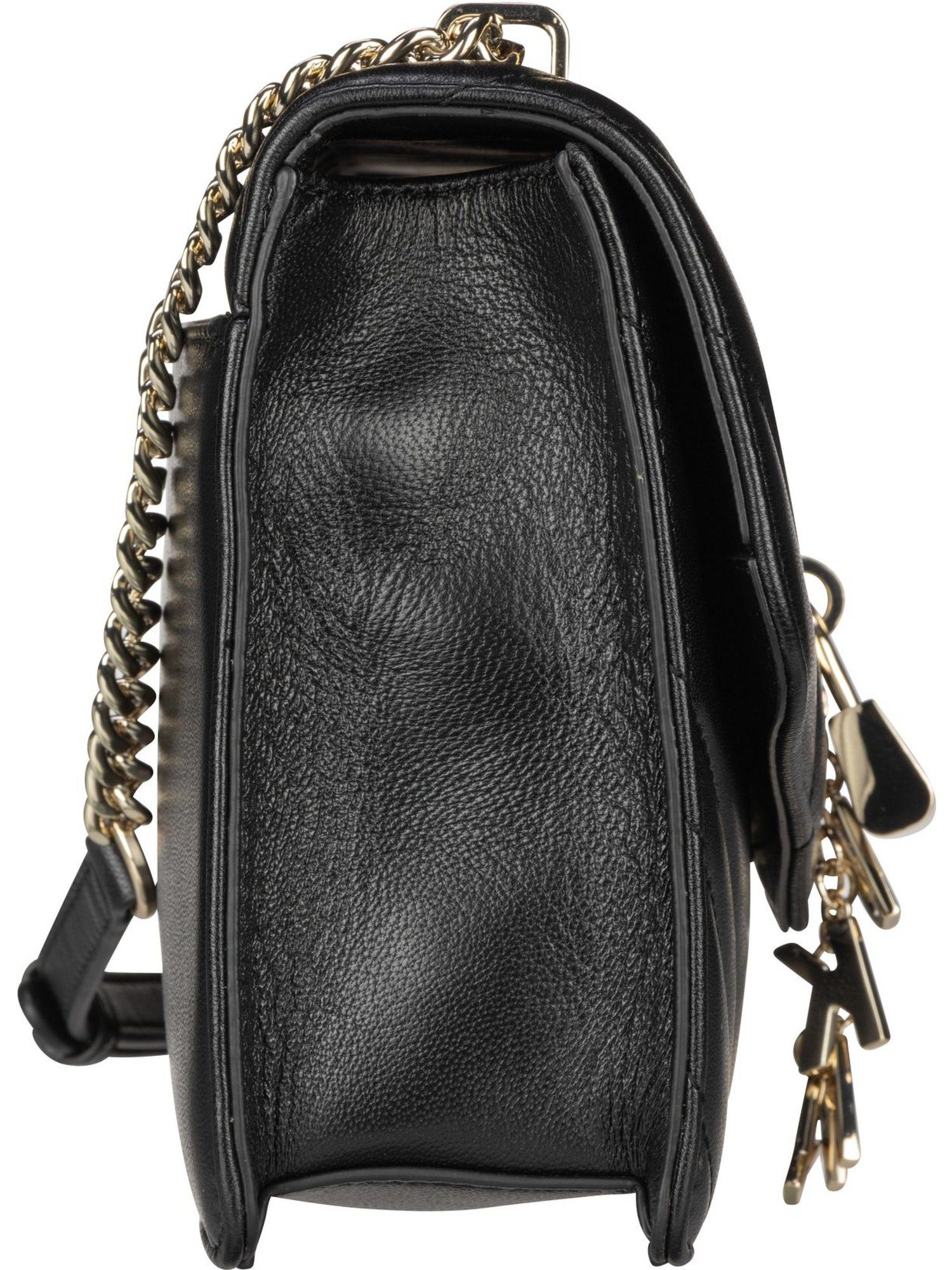 LG Black/Gold Crossbody Elissa Lamb DKNY Bag Shoulder Umhängetasche Flap,