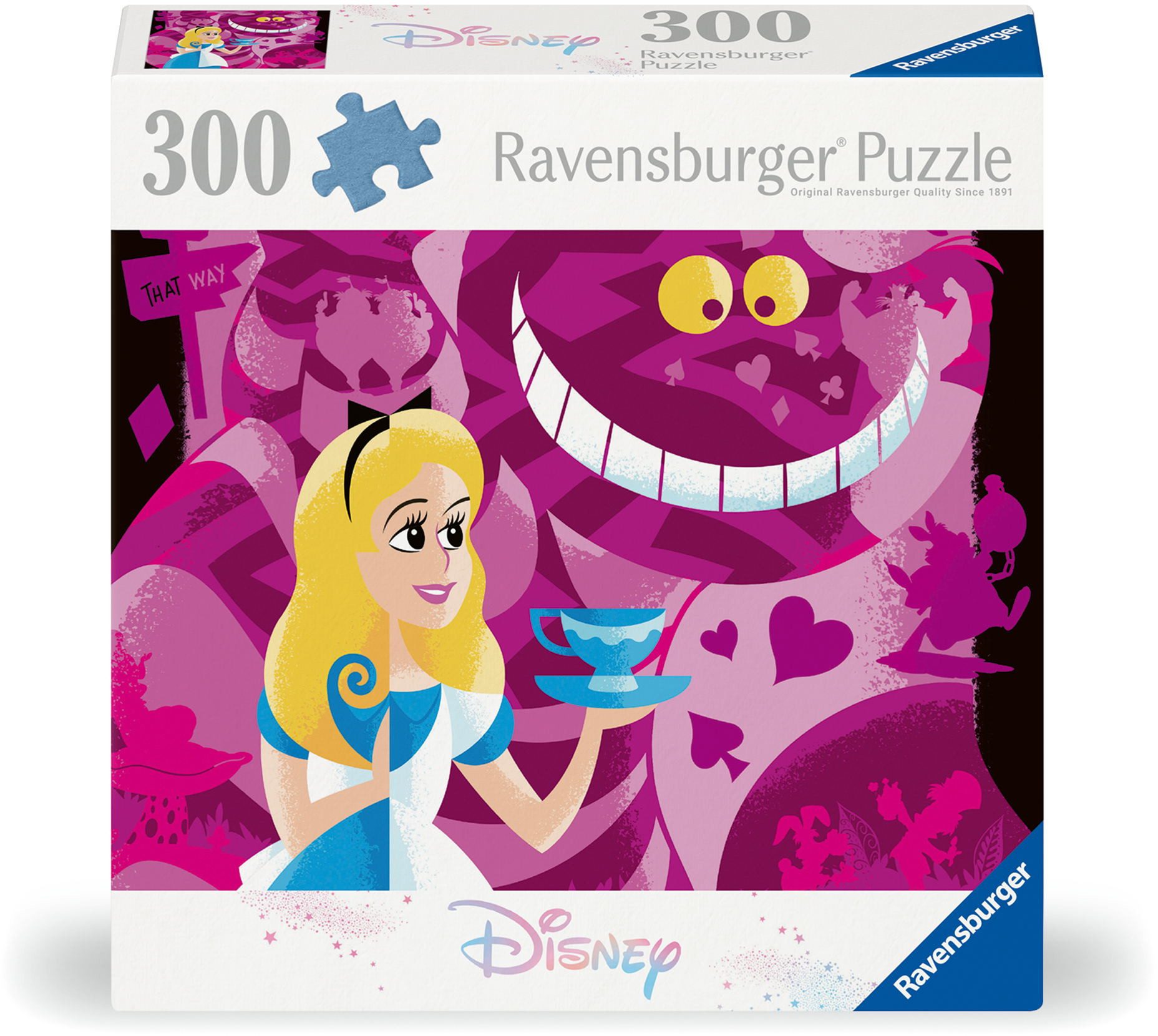 Ravensburger Puzzle 300 Teile Puzzle Disney 100 Collection Alice 12001046, Puzzleteile