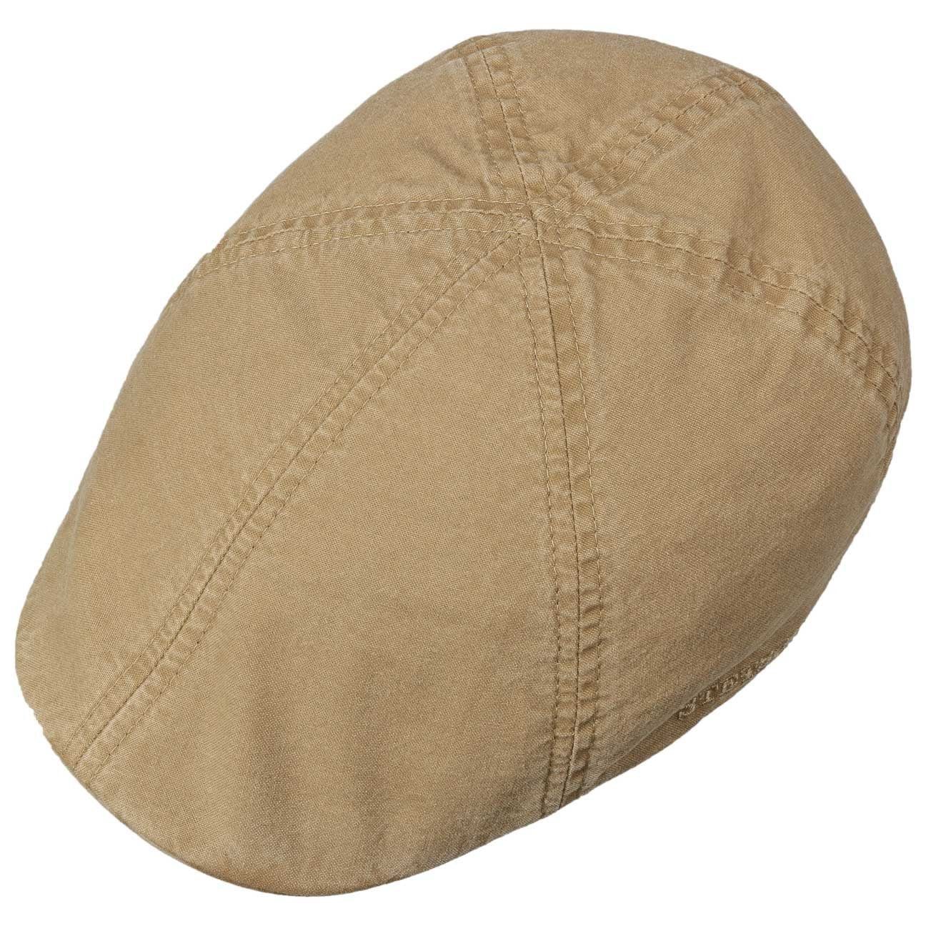 (1-St) mit Flatcap Stetson Schirm Cap Flat beige