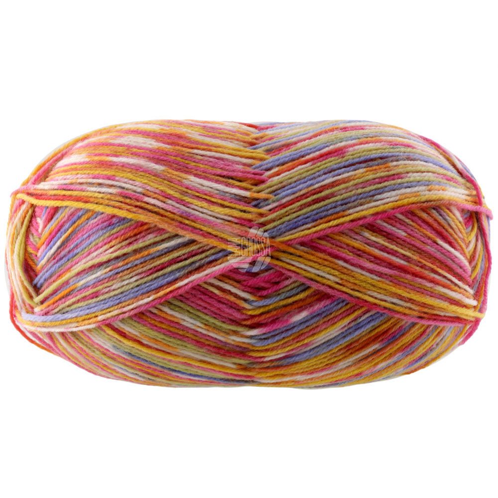 LANA GROSSA MEILENWEIT 100 g AKTION Häkelwolle, 420 m (hochwertige 4-fach Sockenwolle), 100 g