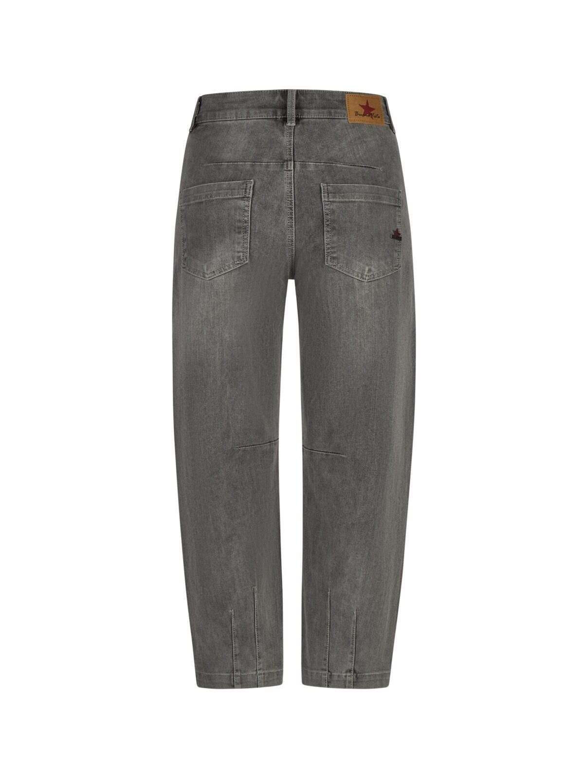 Buena Vista Weite Jeans Barrel-F stretch denim - Barrel Jeans grau mit Stretch