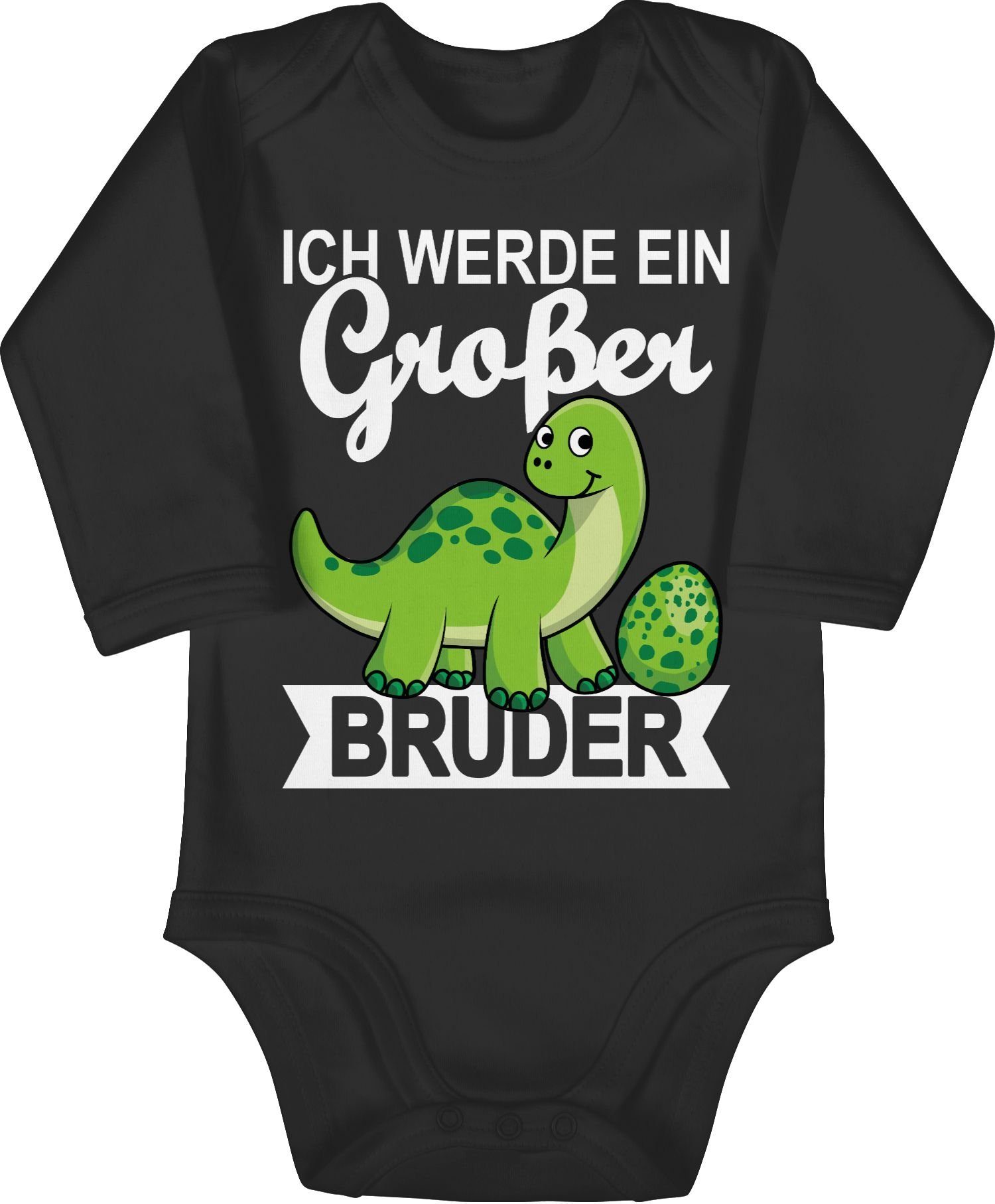 Schwarz ein Ich Shirtbody werde Bruder 2 Großer mit Dinos Shirtracer großer Bruder