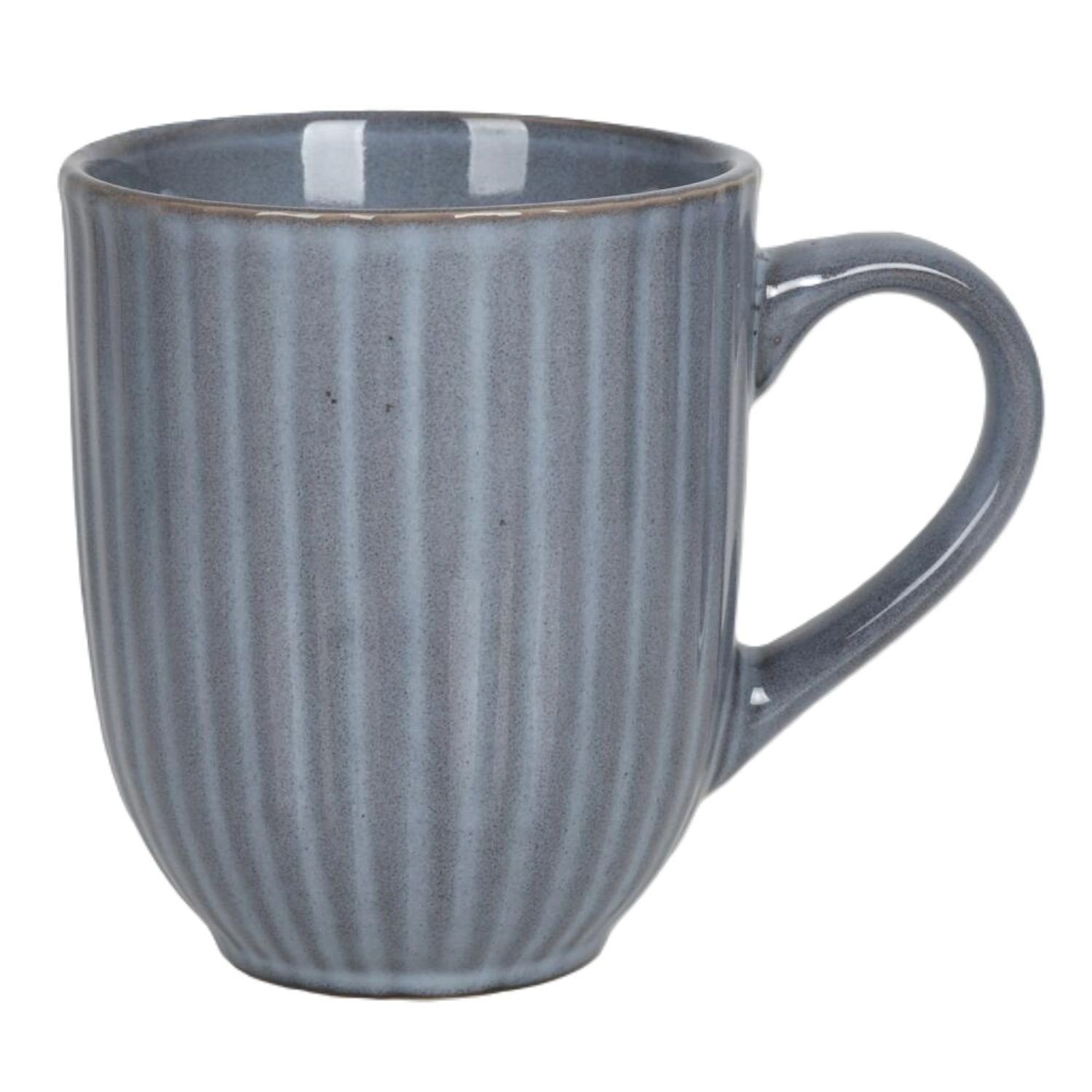Vog AG Tasse 36x Kaffeebecher 400ml "Stripes" Streifen Tassen Set Tee Büro modern, Keramik