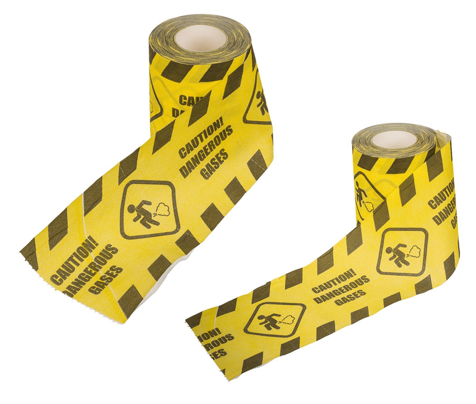 Out of the Blue Toilettenpapier 2 Dangerous Piktrogramm mit Gases Rollen Papierdekoration Furz Caution