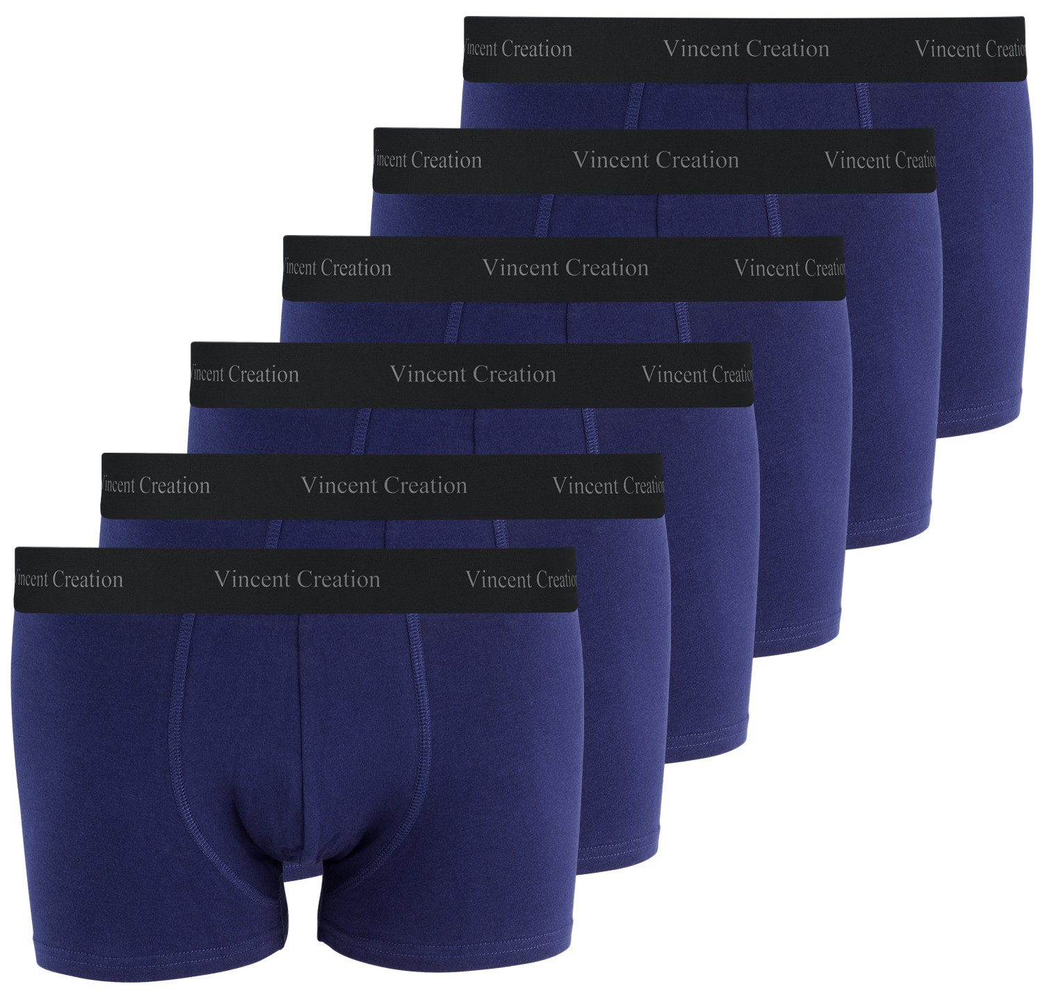 Vincent Creation® Boxershorts (6-St) angenehm stretchiger Baumwollmix günstig online kaufen