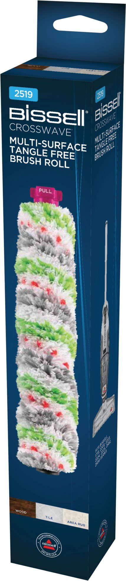 Bissell Чиститьrolle Universal TangleFree, Zubehör für geeignet für CrossWave 17132, 2225N, 2582N, 2588N, (1-tlg)