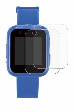 BROTECT Schutzfolie für SilverCrest Kinder Smartwatch, Displayschutzfolie, 2 Stück, Folie klar