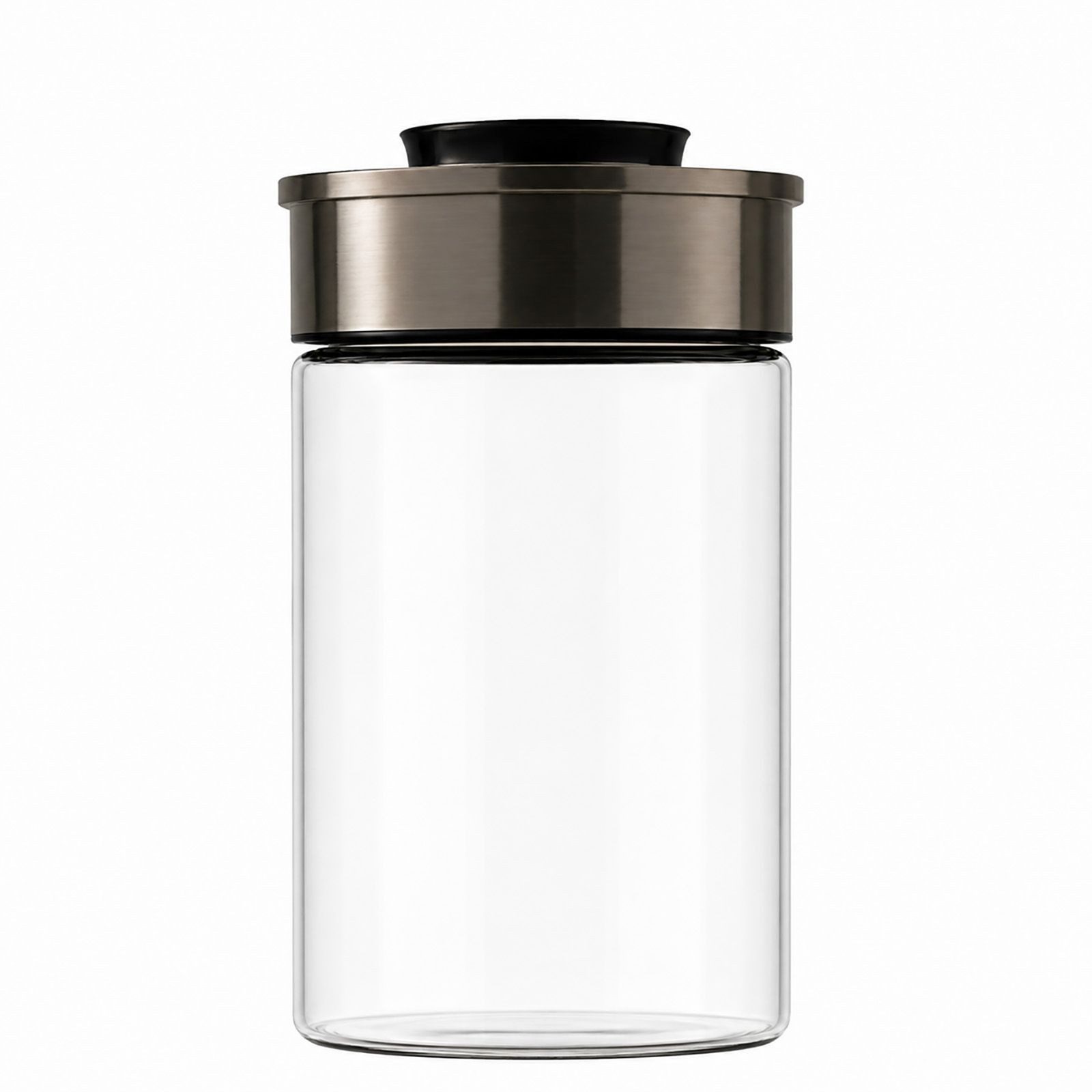 BURI Vorratsglas 6x Vakuum Vorratsglas Glas 1300ml Vorratsgläser Vakuumdeckel luftdicht, Glas
