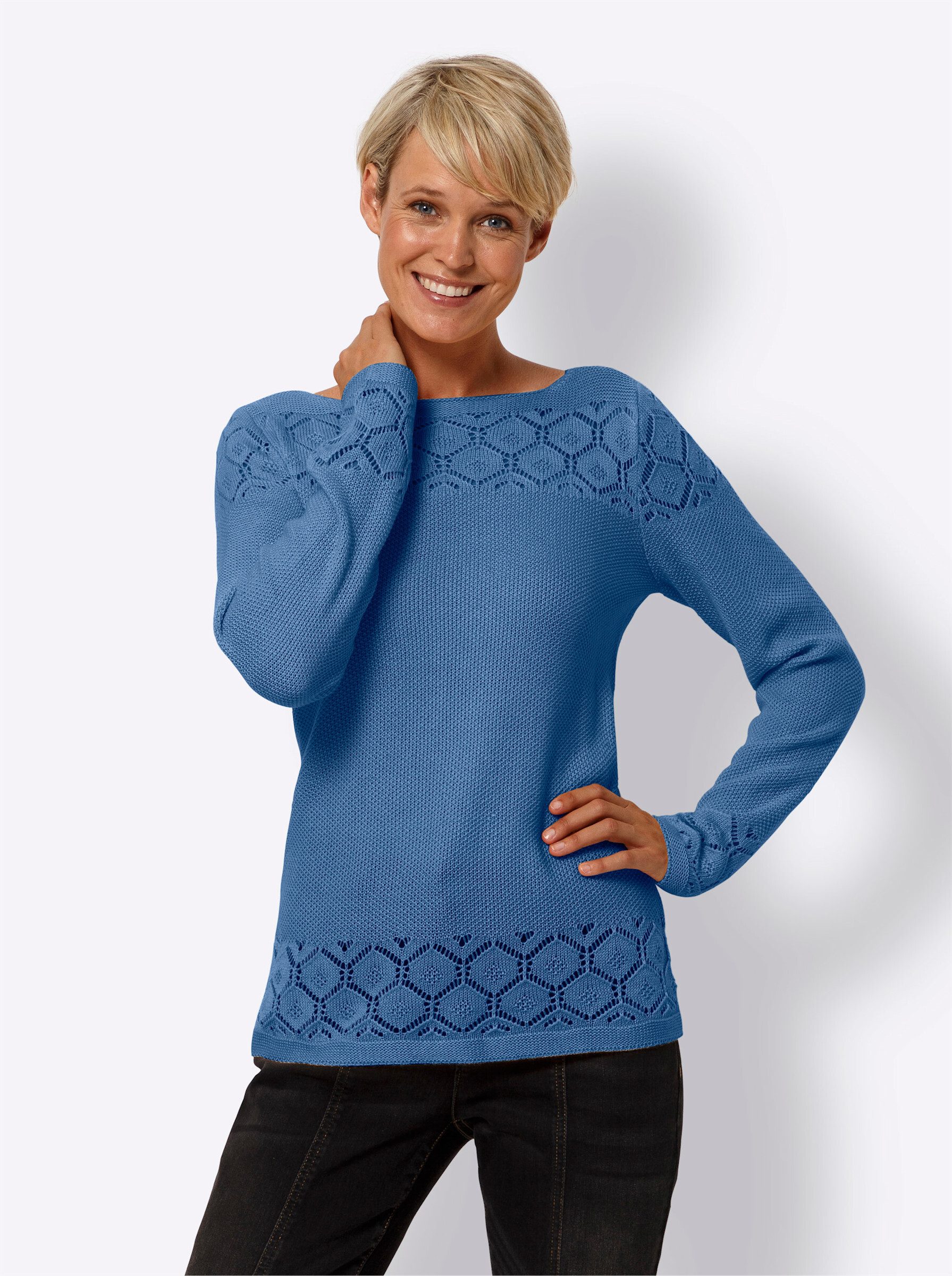 Strickpullover Langarm-Pullover