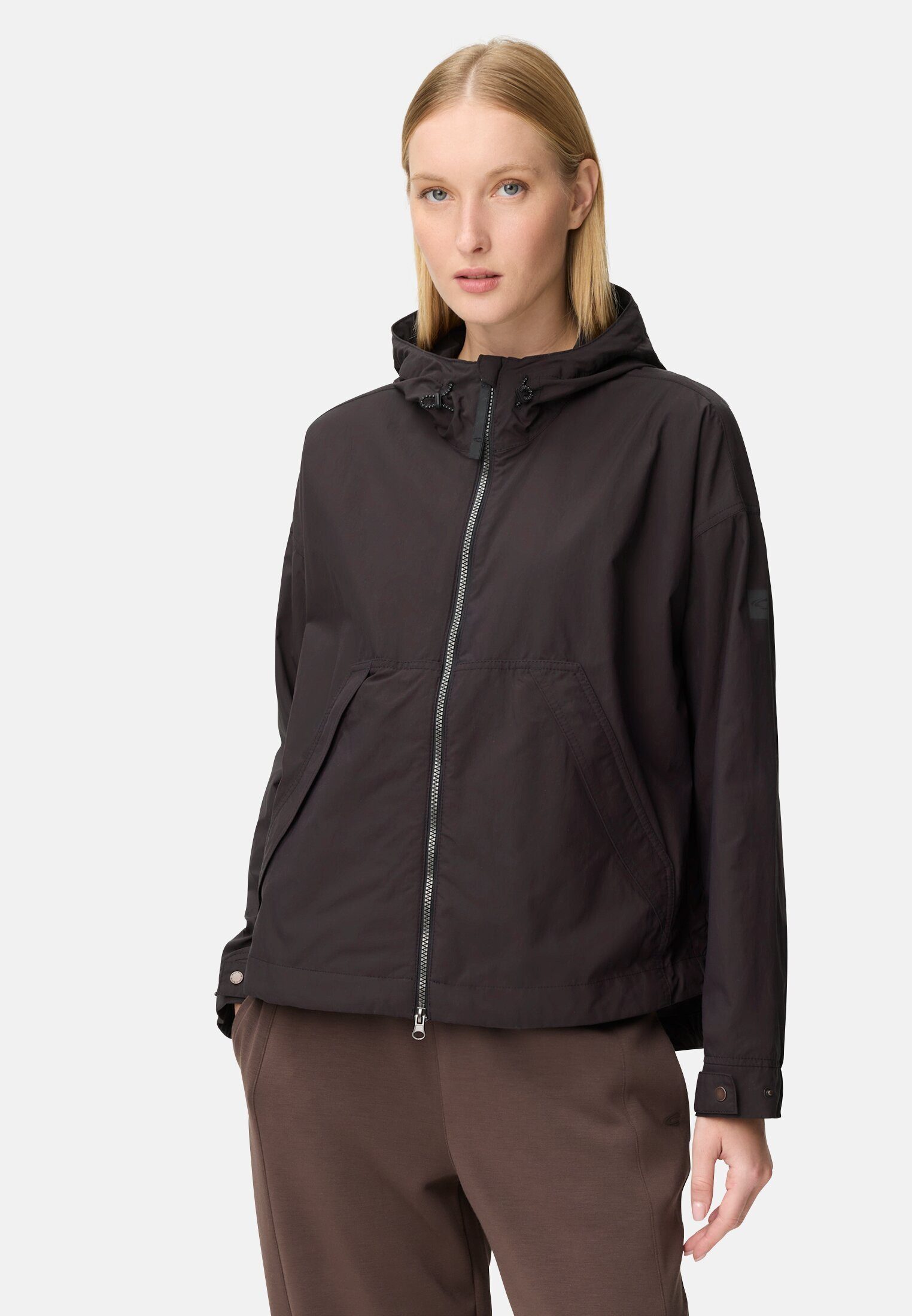 camel active Blouson im Oversized Fit Langarm Markenlogo