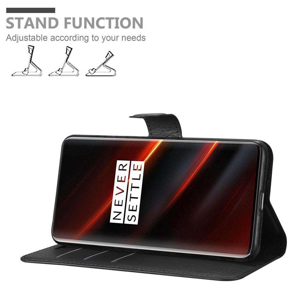 Cadorabo Handyhülle für OnePlus 7T PRO Hülle OnePlus 7T PRO, Hülle Schutzhülle mit Standfunktion, Kartenfach und Magnetverschluss
