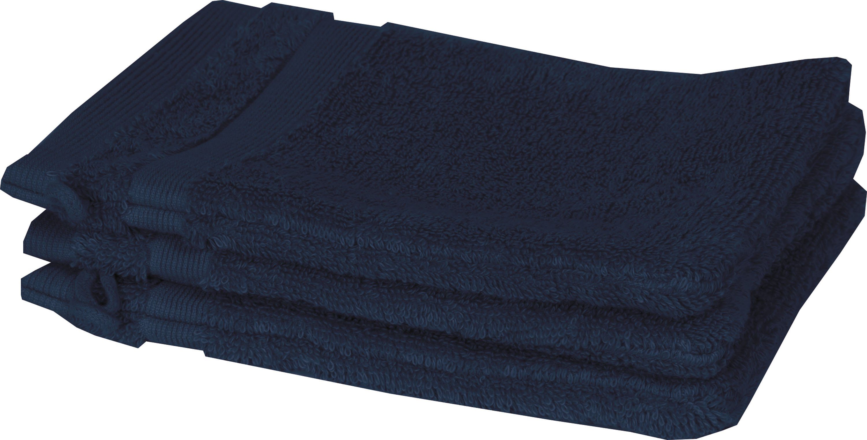 SCHÖNER WOHNEN-Kollektion Waschhandschuh Cuddly, (Set, 3-St), schnell trocknende Airtouch-Qualität