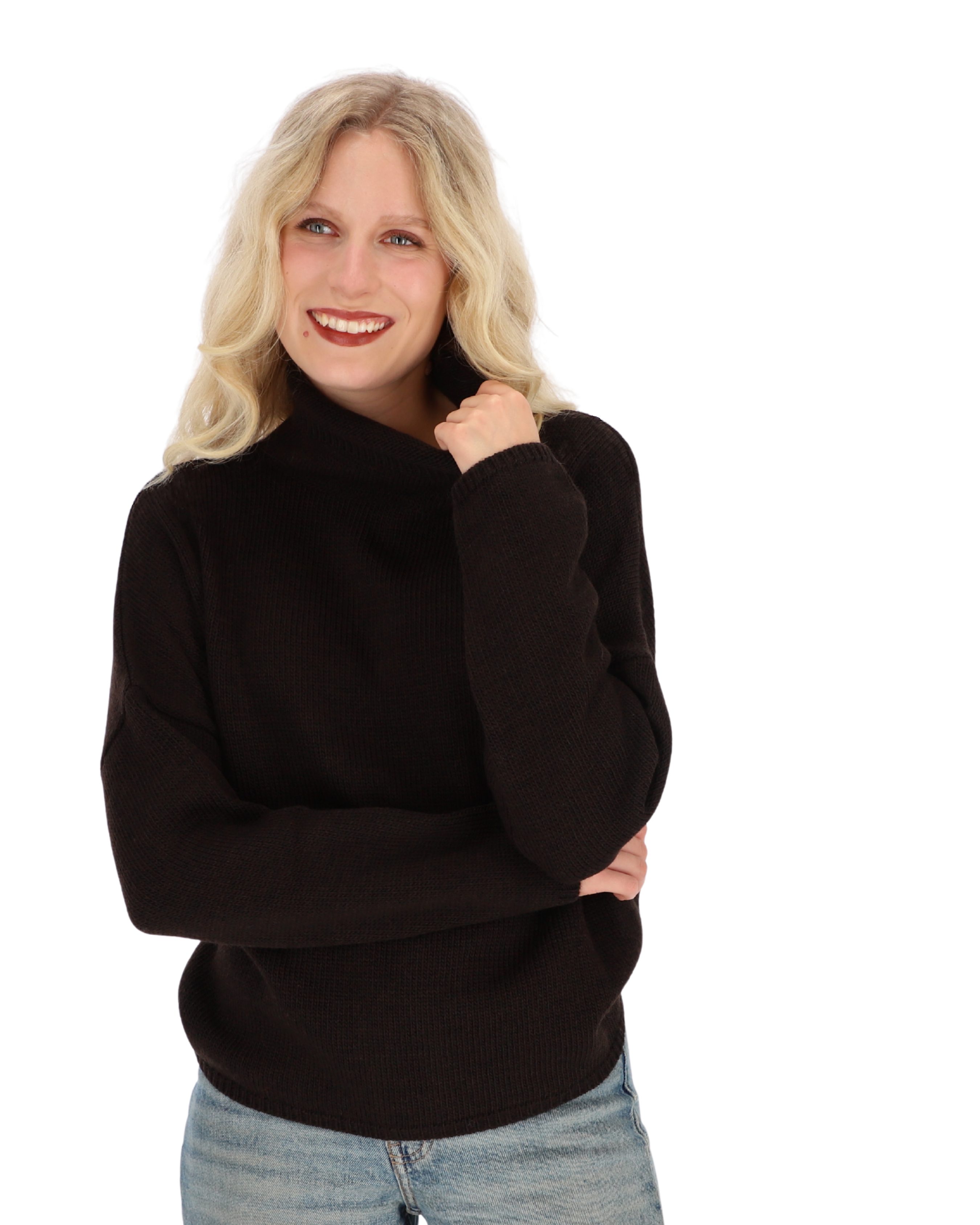 halsüberkopf Accessoires Strickpullover Rollkragenpullover mit Wolle günstig online kaufen