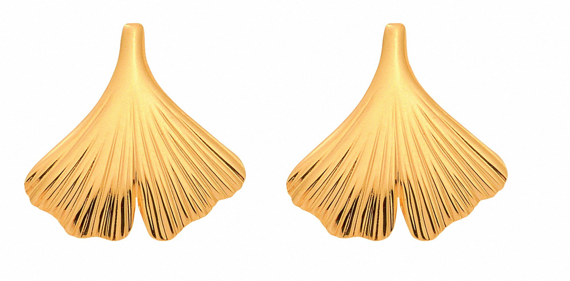 Adelia´s Paar Ohrhänger Damen Goldschmuck, 585 Gold Goldschmuck für Damen