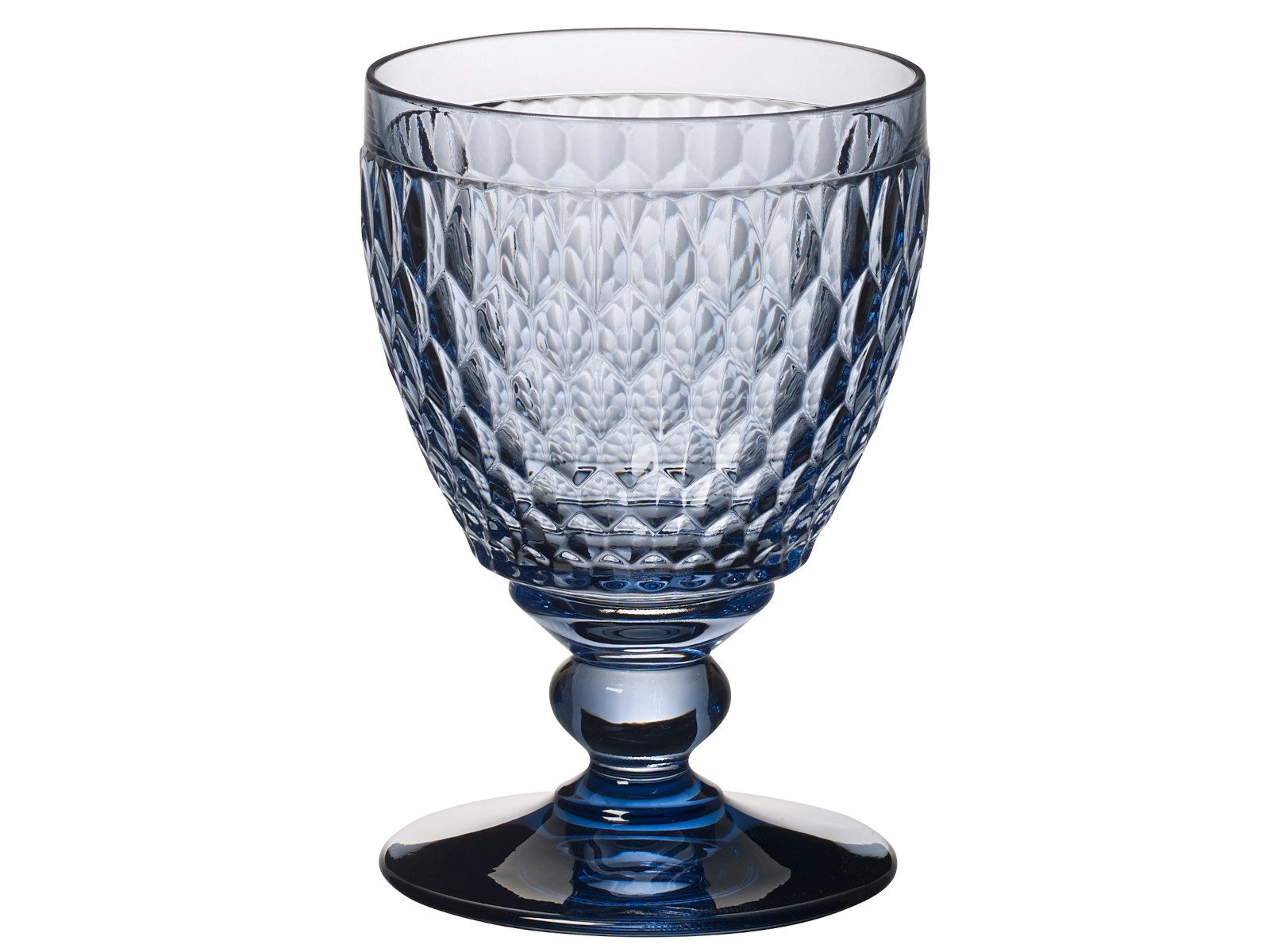 Glas Boston coloured Wasserglas blue 0,4 l